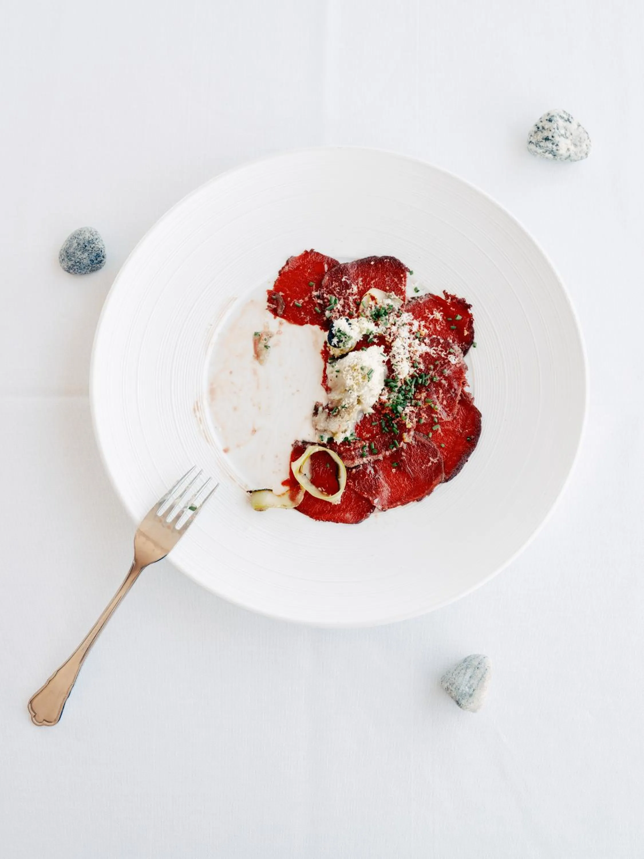 Food close-up in Hotel Hans Egede