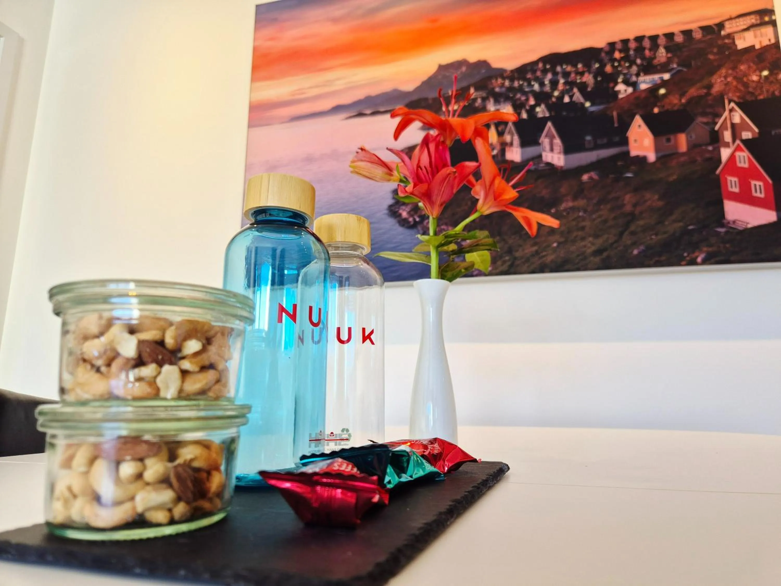 Dining area in Hotel Hans Egede