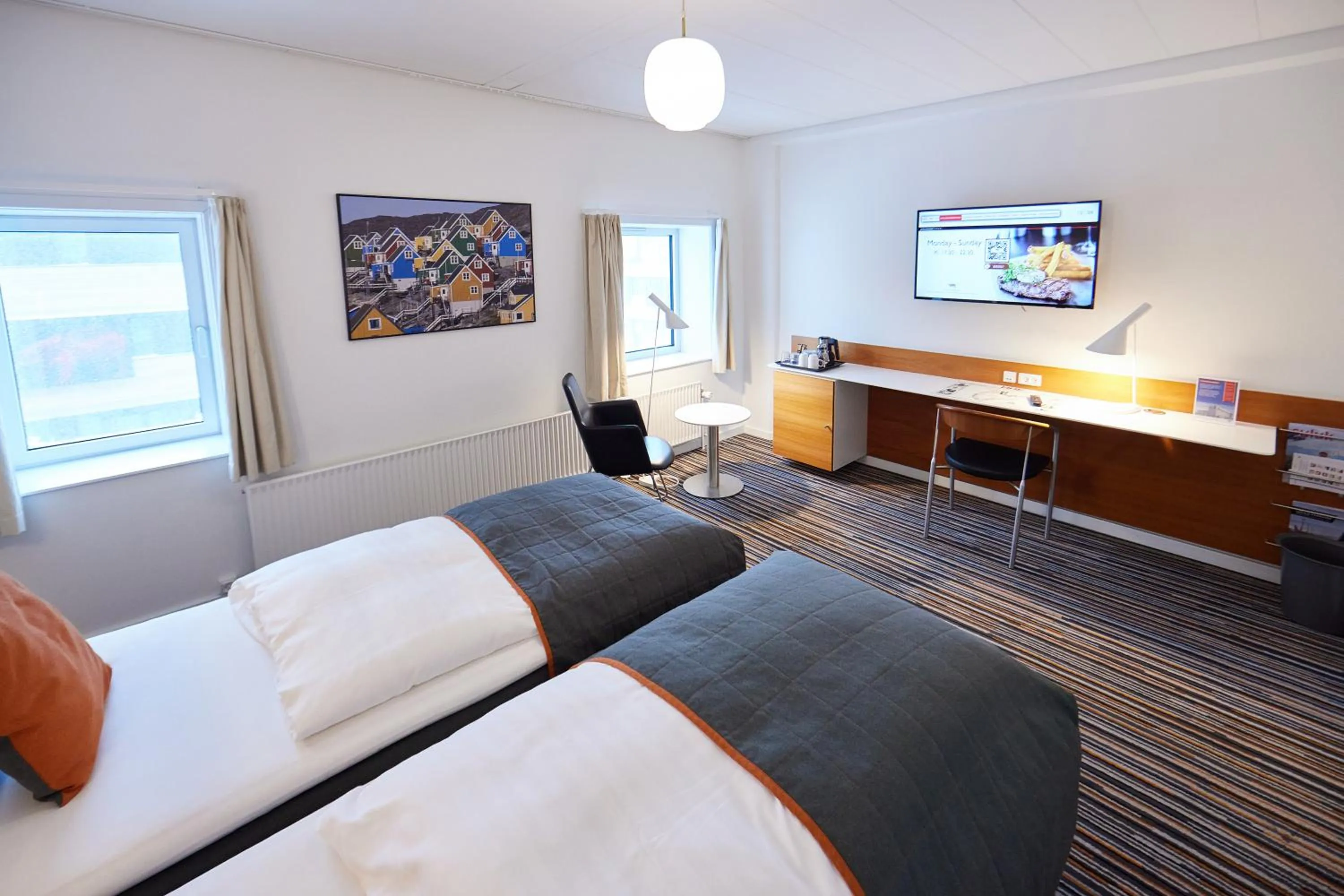 Bedroom, Bed in Hotel Hans Egede