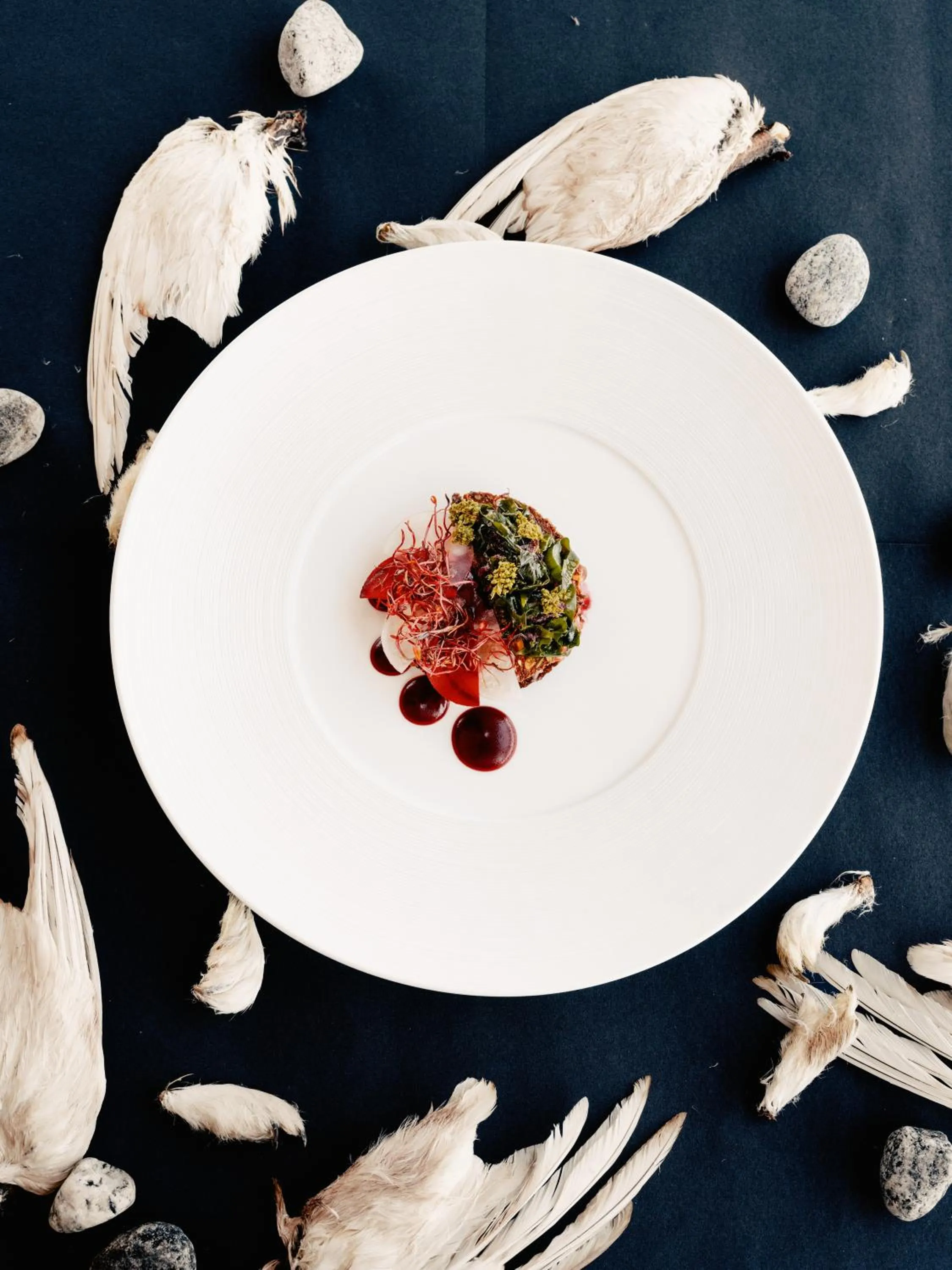 Food close-up in Hotel Hans Egede