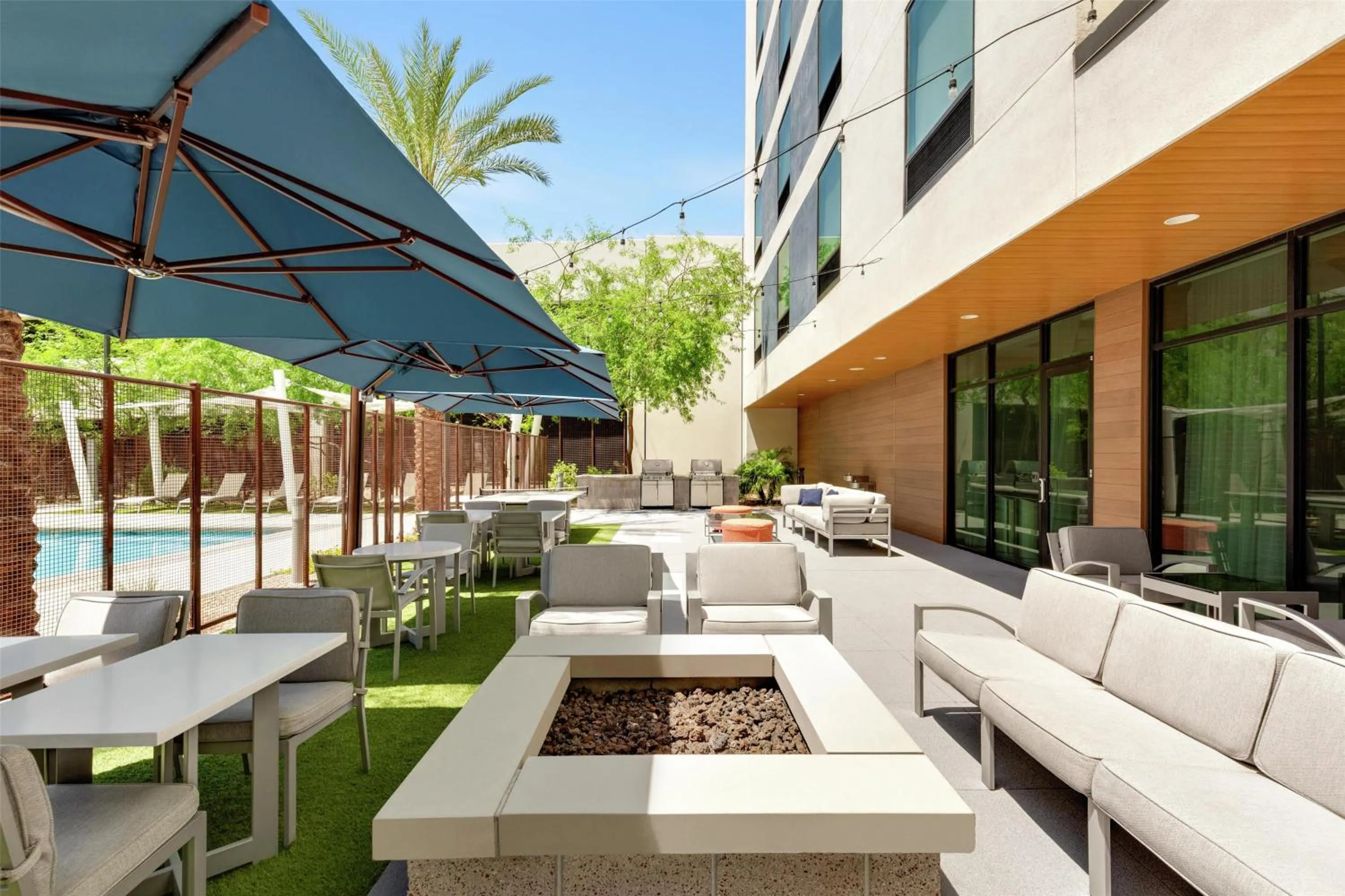 Patio in Home2 Suites by Hilton Las Vegas Convention Center - No Resort Fee