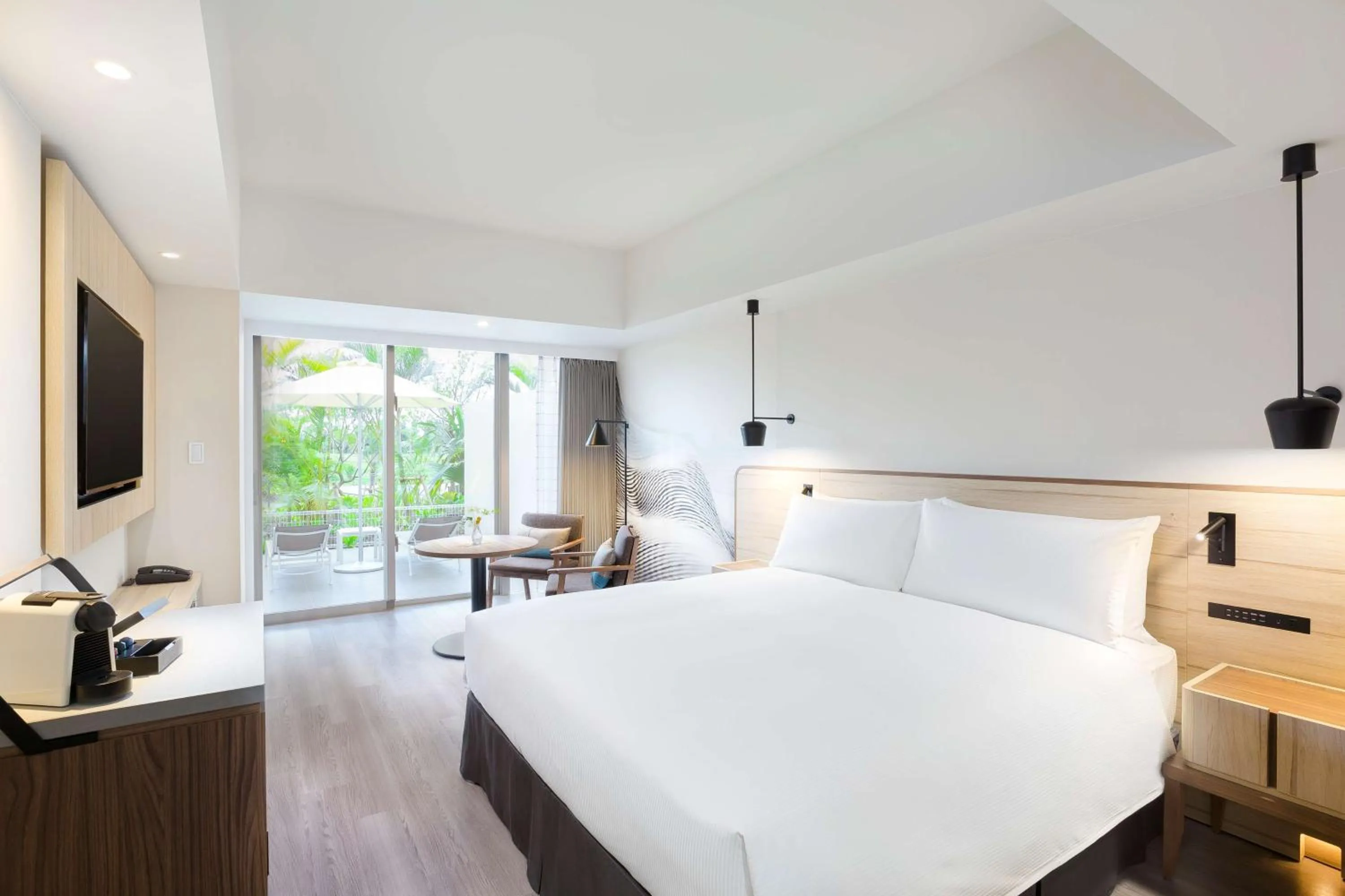 Bed in Hilton Okinawa Sesoko Resort