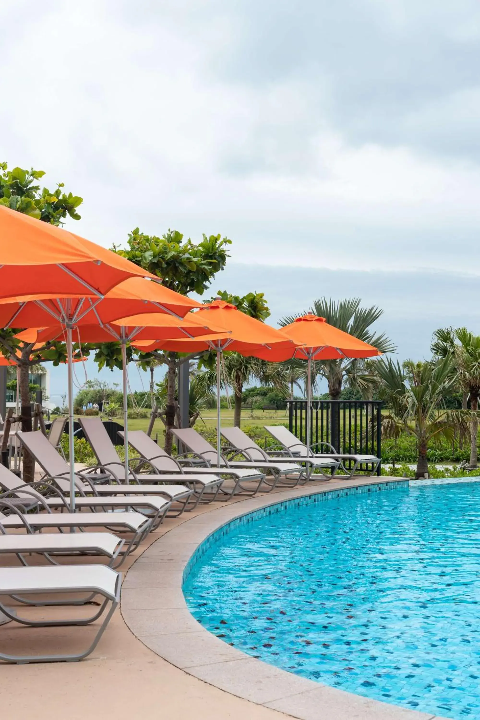 Pool view in Hilton Okinawa Sesoko Resort Pool view in Hilton Okinawa Sesoko Resort