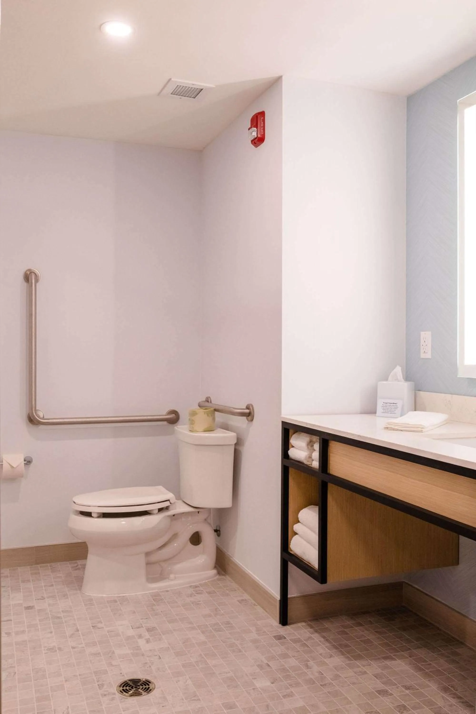 Bathroom in Hilton Garden Inn Sudbury, Ontario, Canada