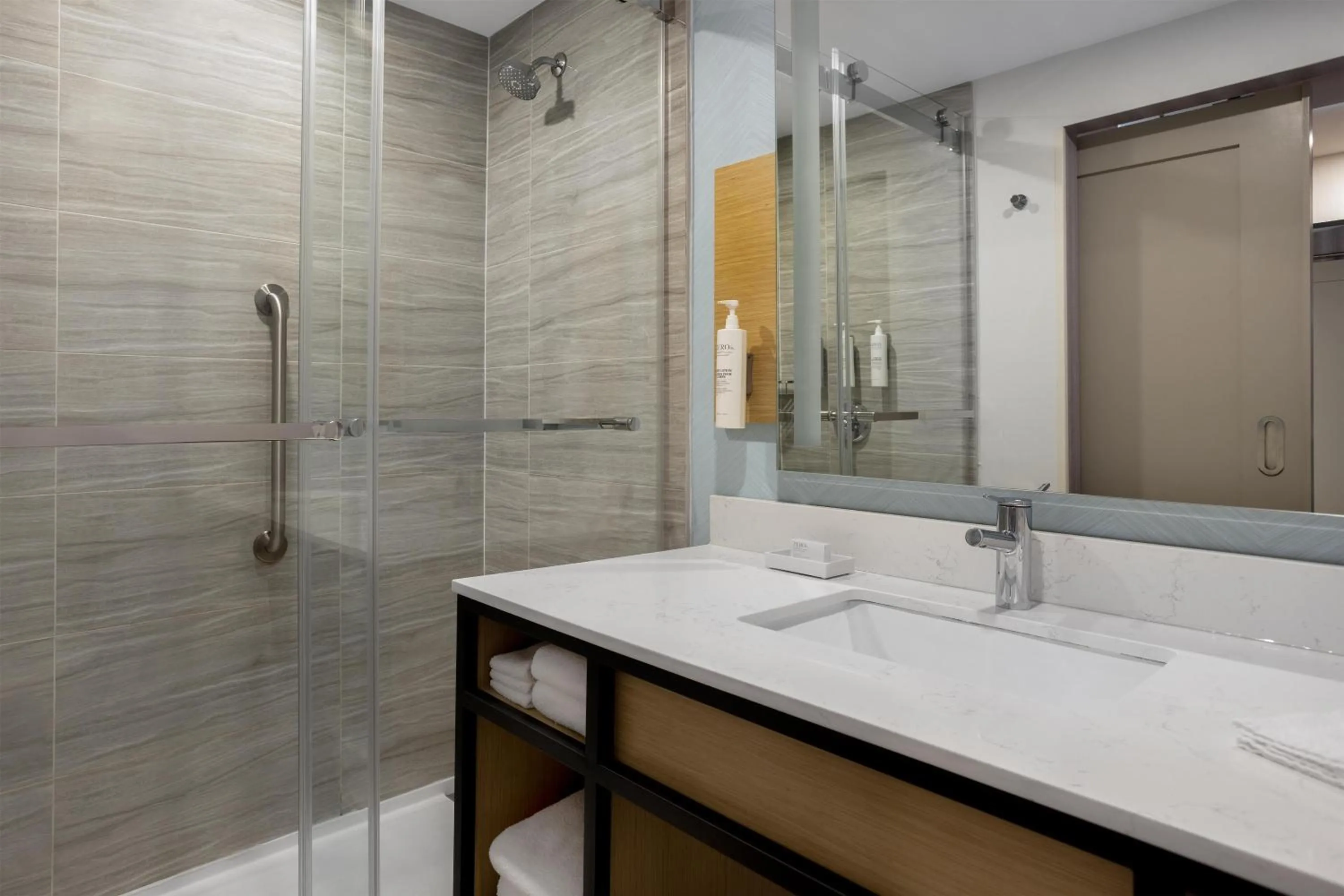 Bathroom in Hilton Garden Inn Sudbury, Ontario, Canada