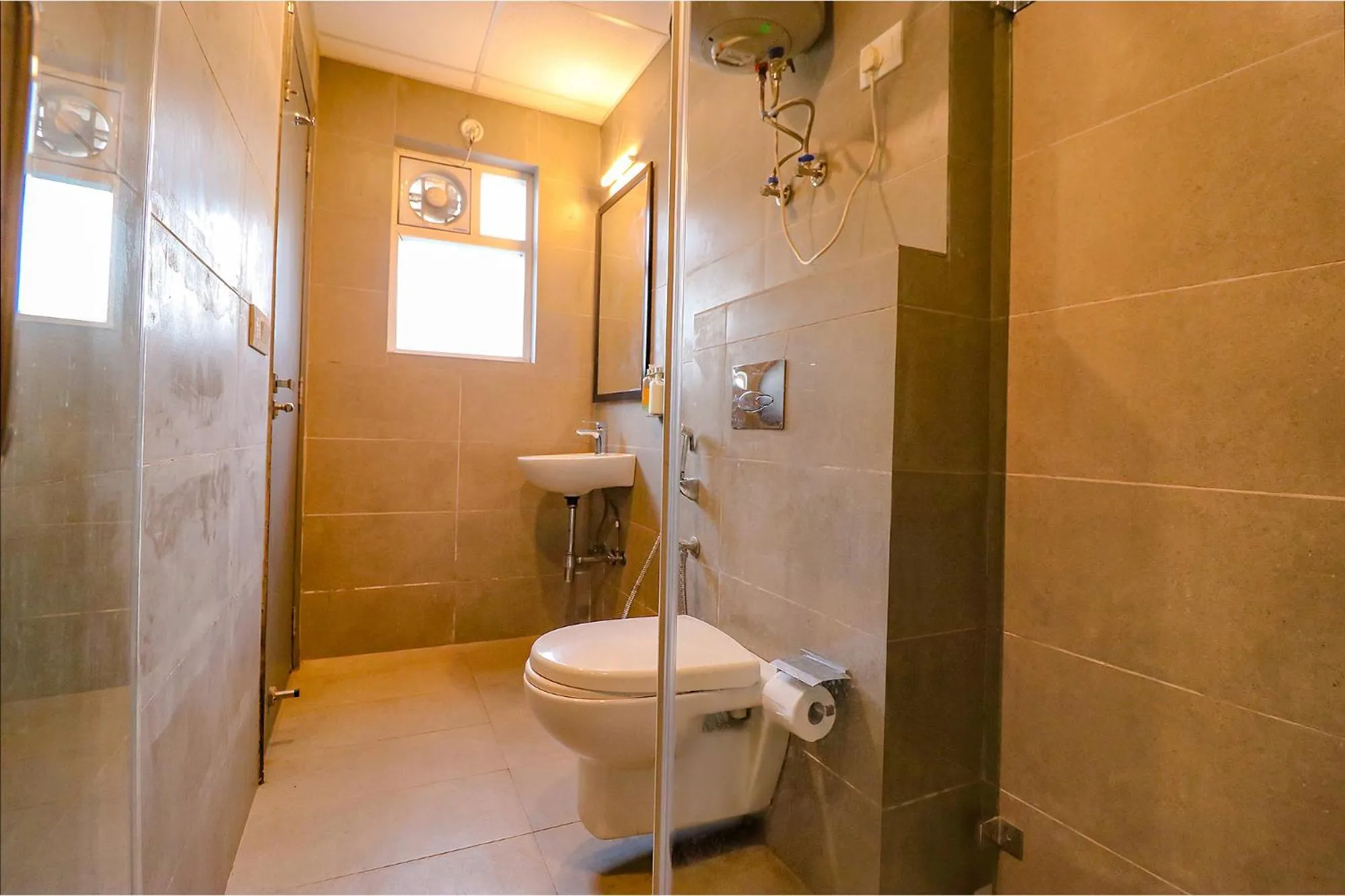 Bathroom in FabHotel Hargobind Enclave