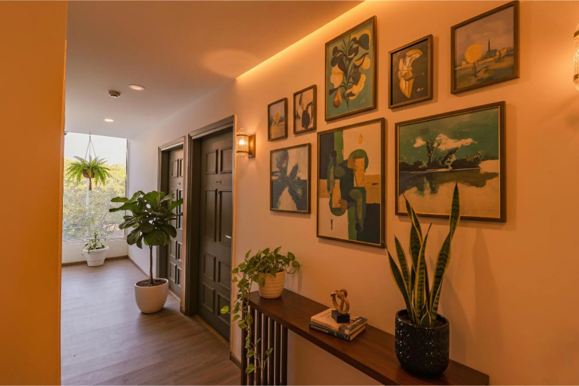 Lobby or reception in FabHotel Hargobind Enclave