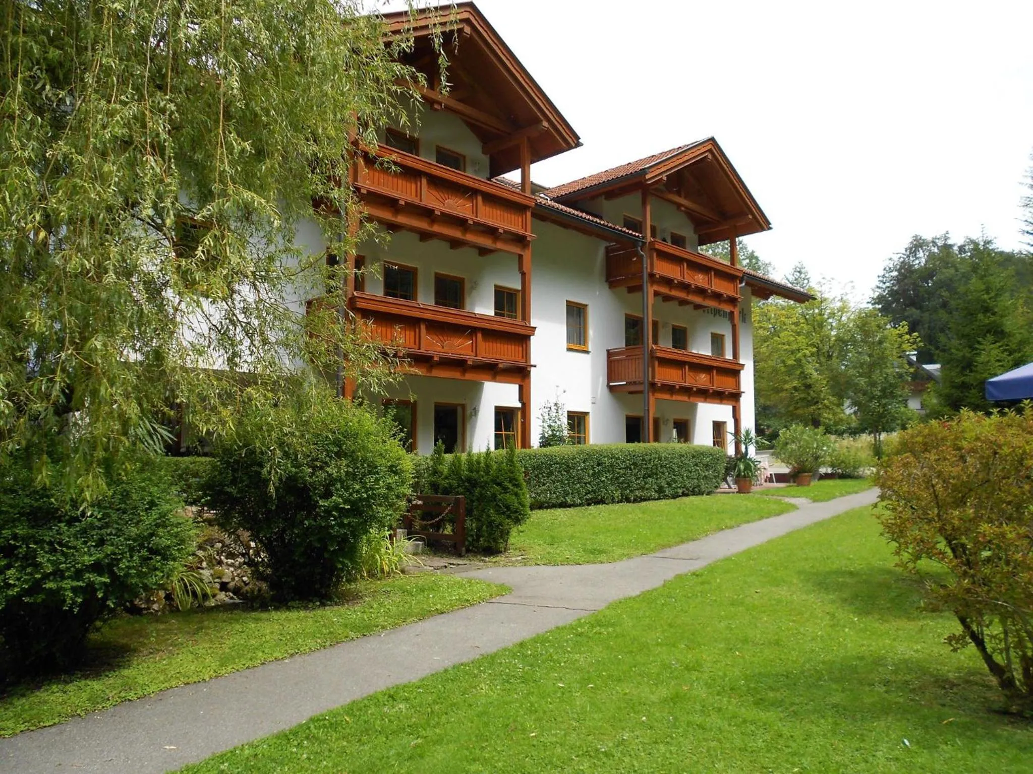Facade/entrance in Aparthotel Alpenpark