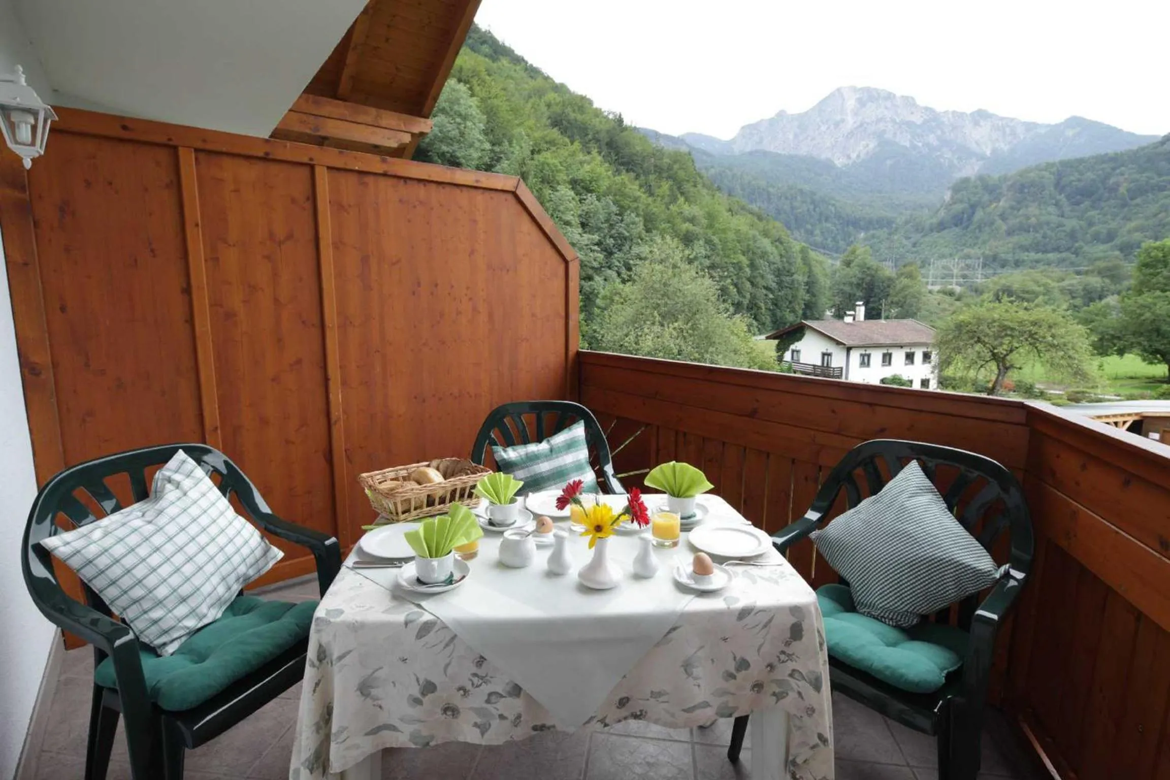Balcony/Terrace in Aparthotel Alpenpark