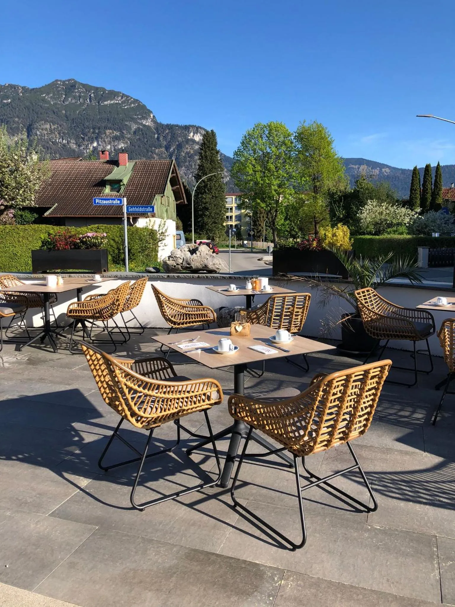 Balcony/Terrace in Hotel garni Alpengruss