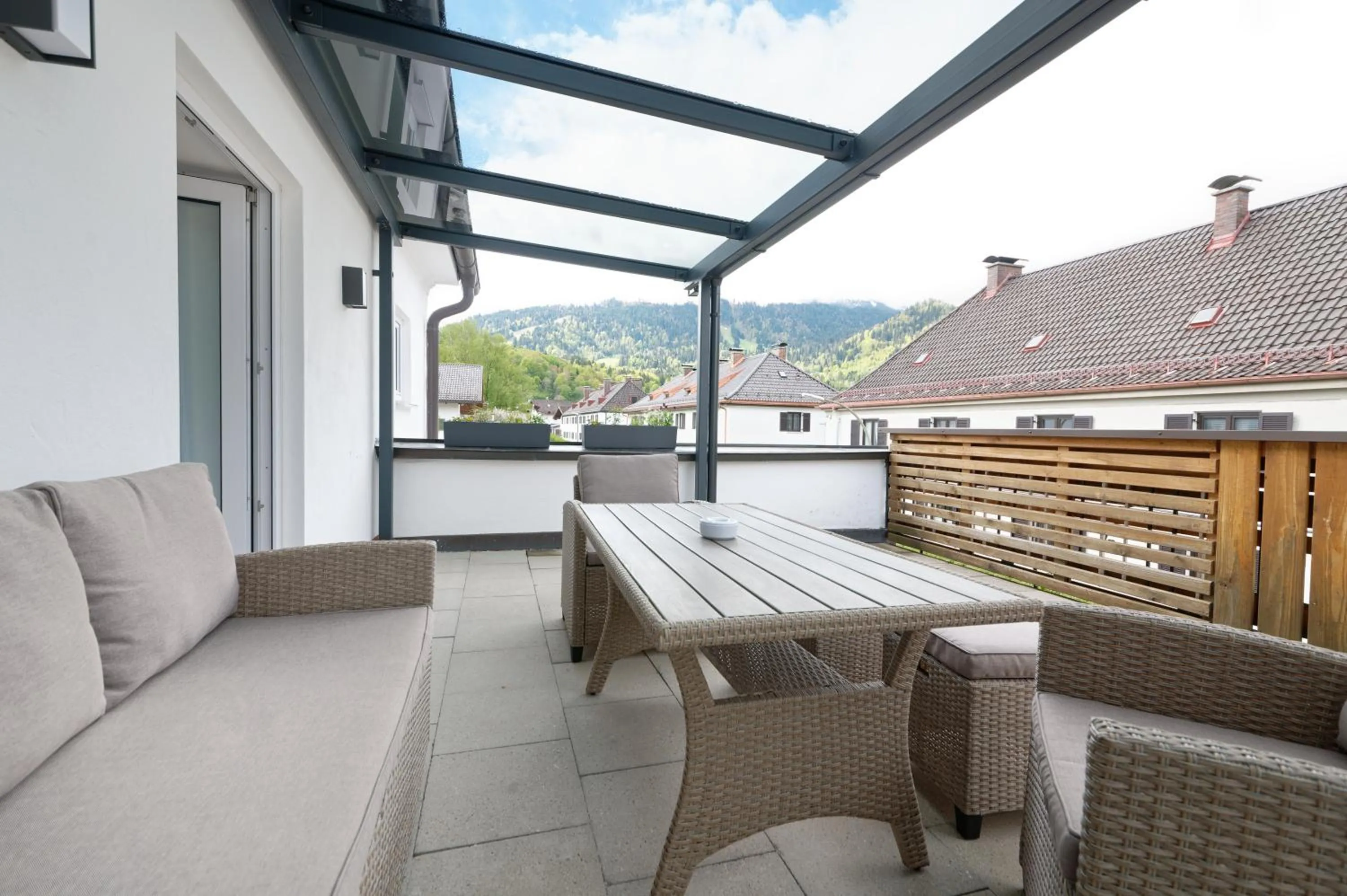 Balcony/Terrace in Hotel garni Alpengruss