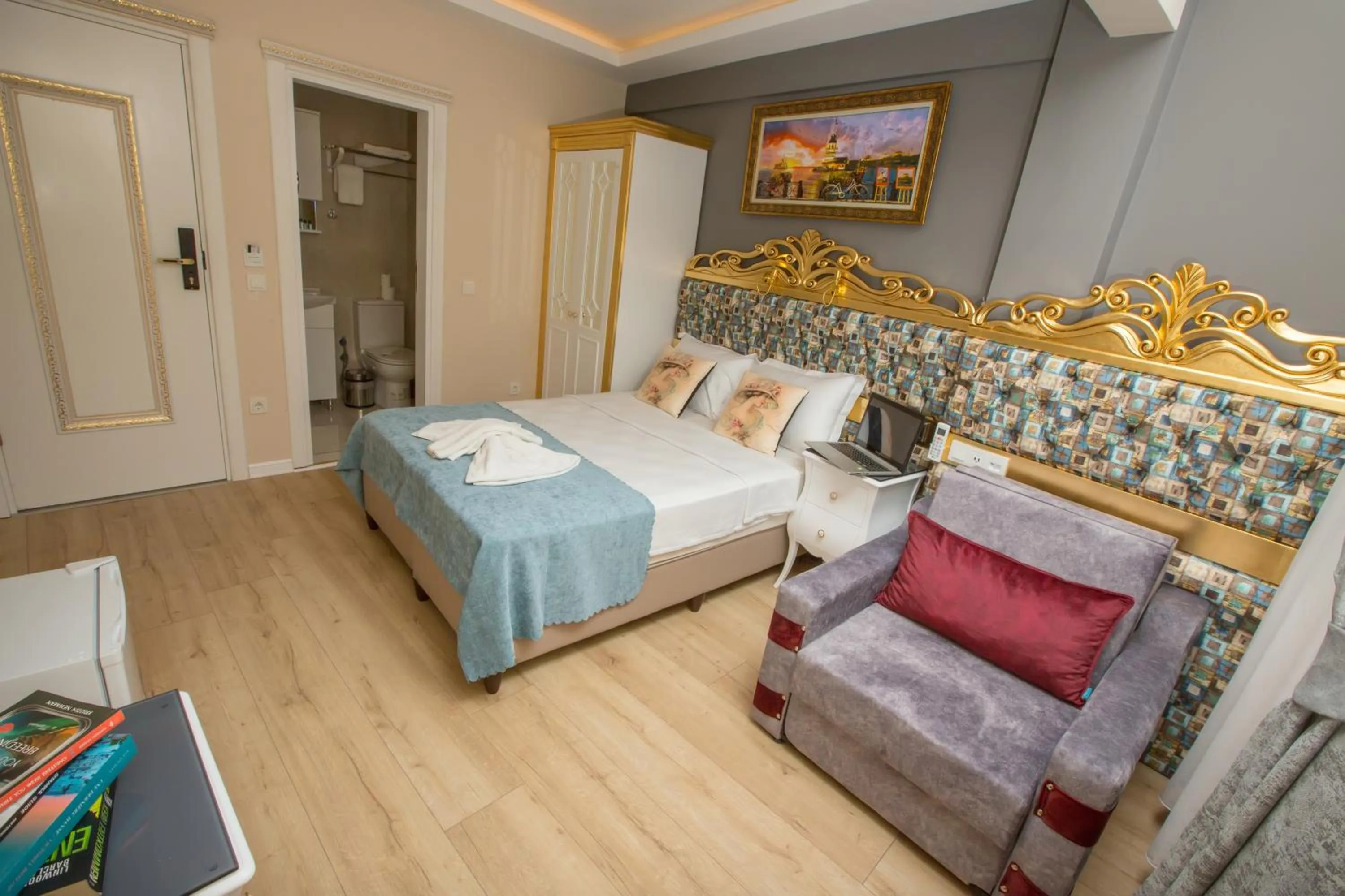 Bed in Atlantis Royal Hotel