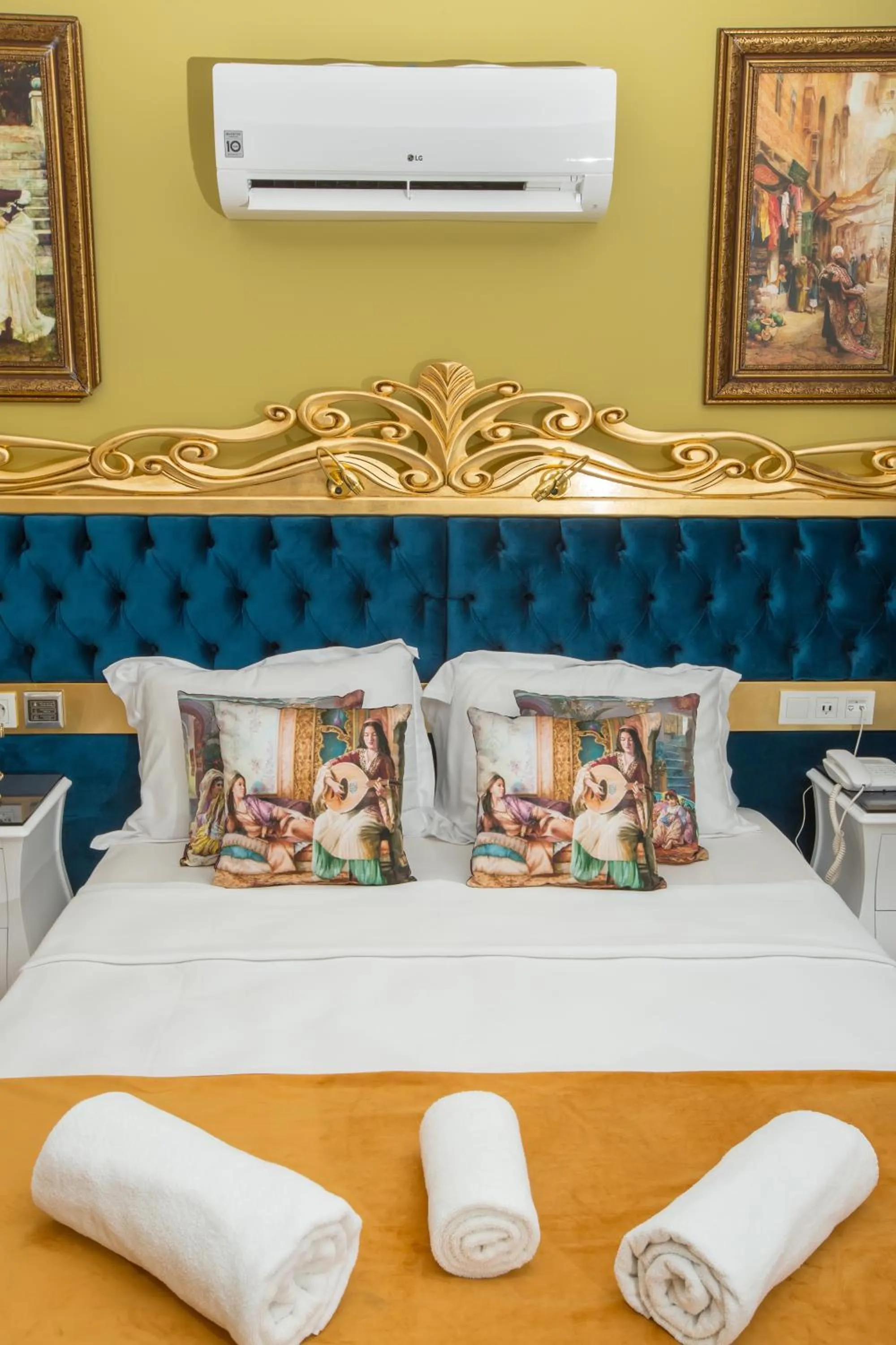 Bed in Atlantis Royal Hotel