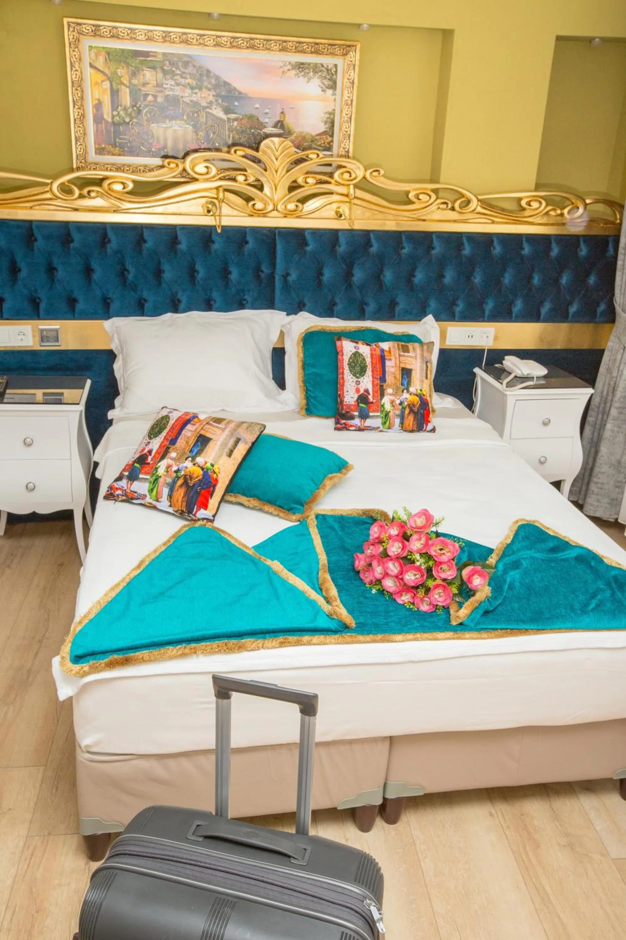 Bed in Atlantis Royal Hotel