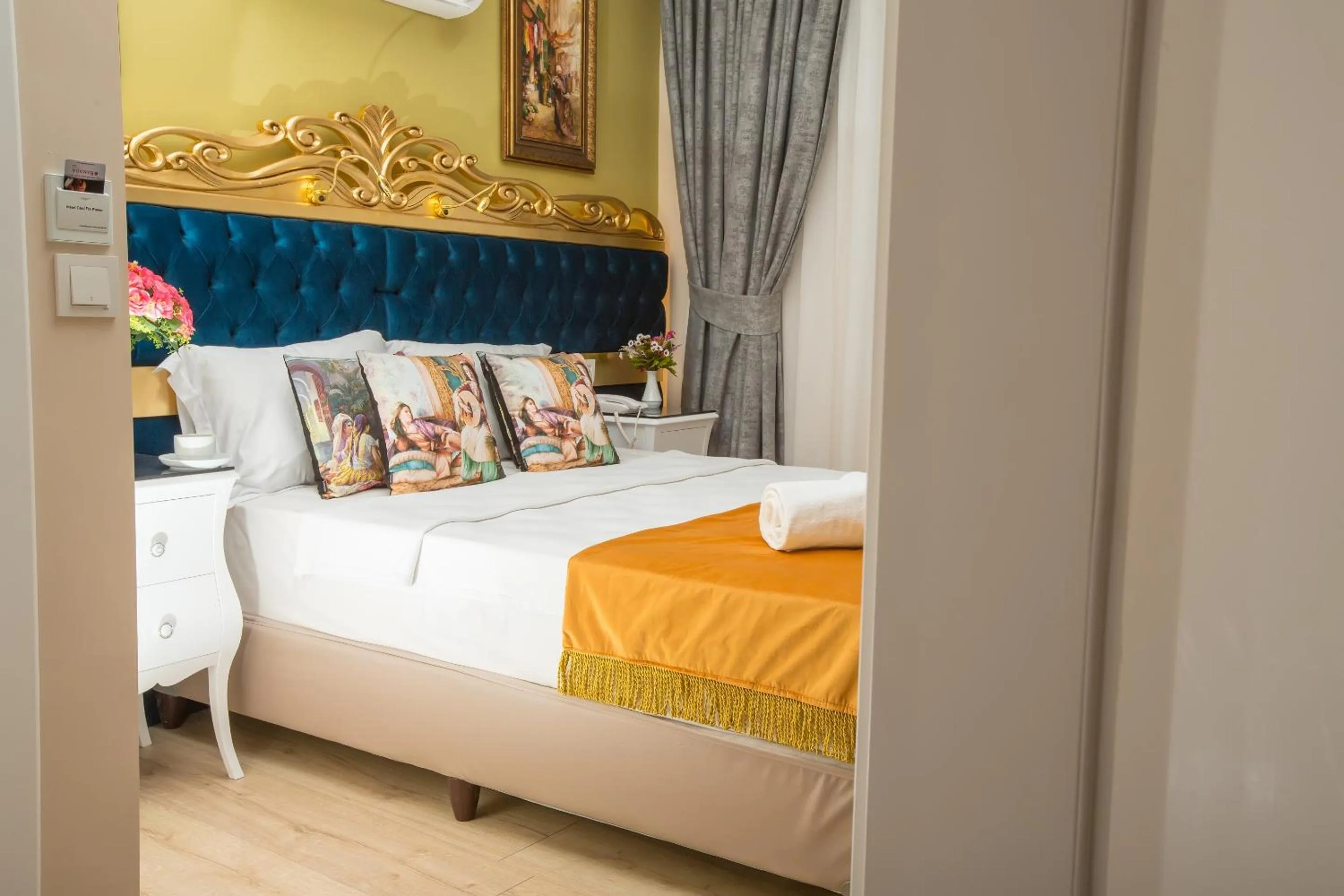 Bed in Atlantis Royal Hotel