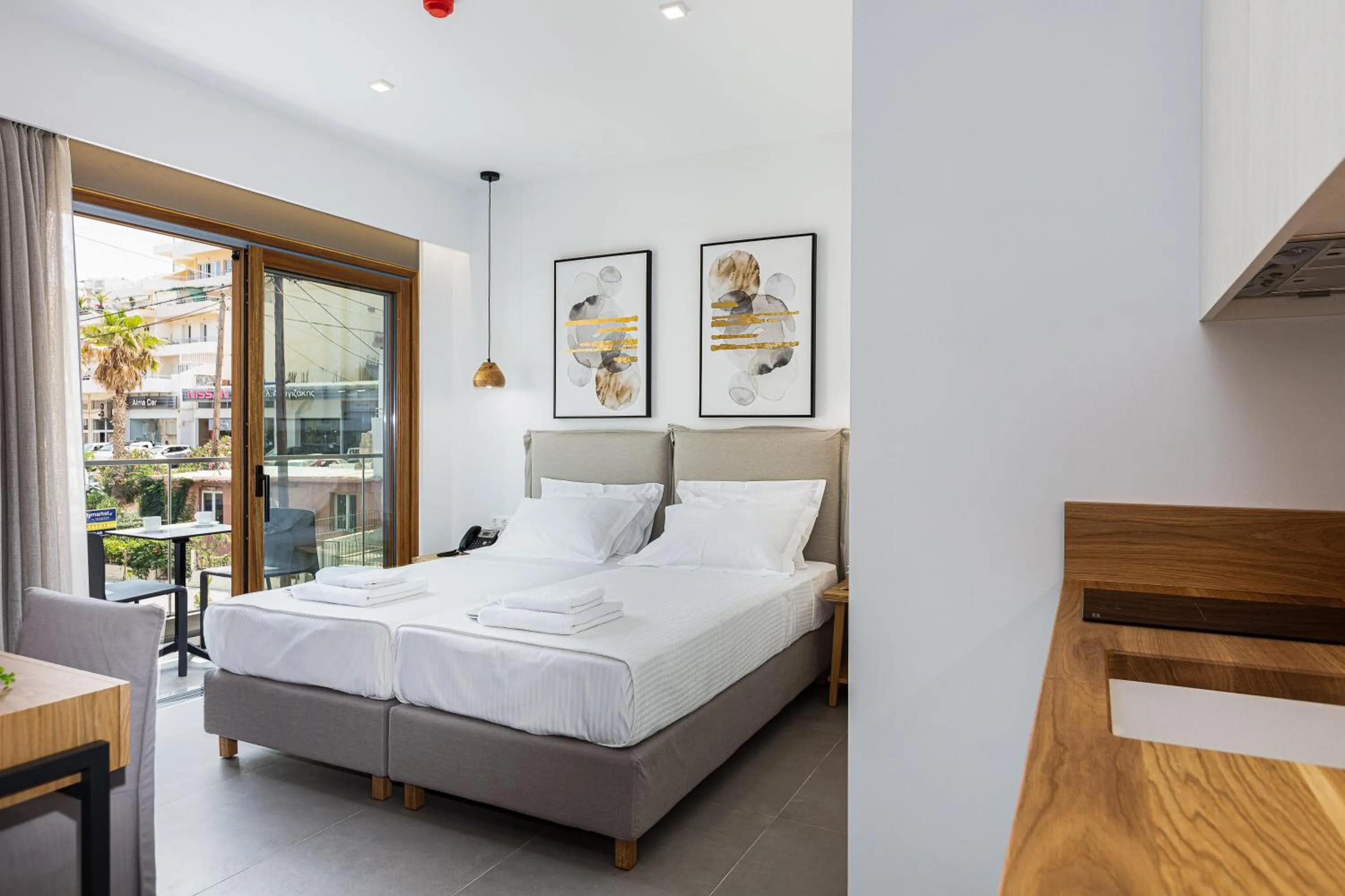 Bed in North Coast Seaside Suites