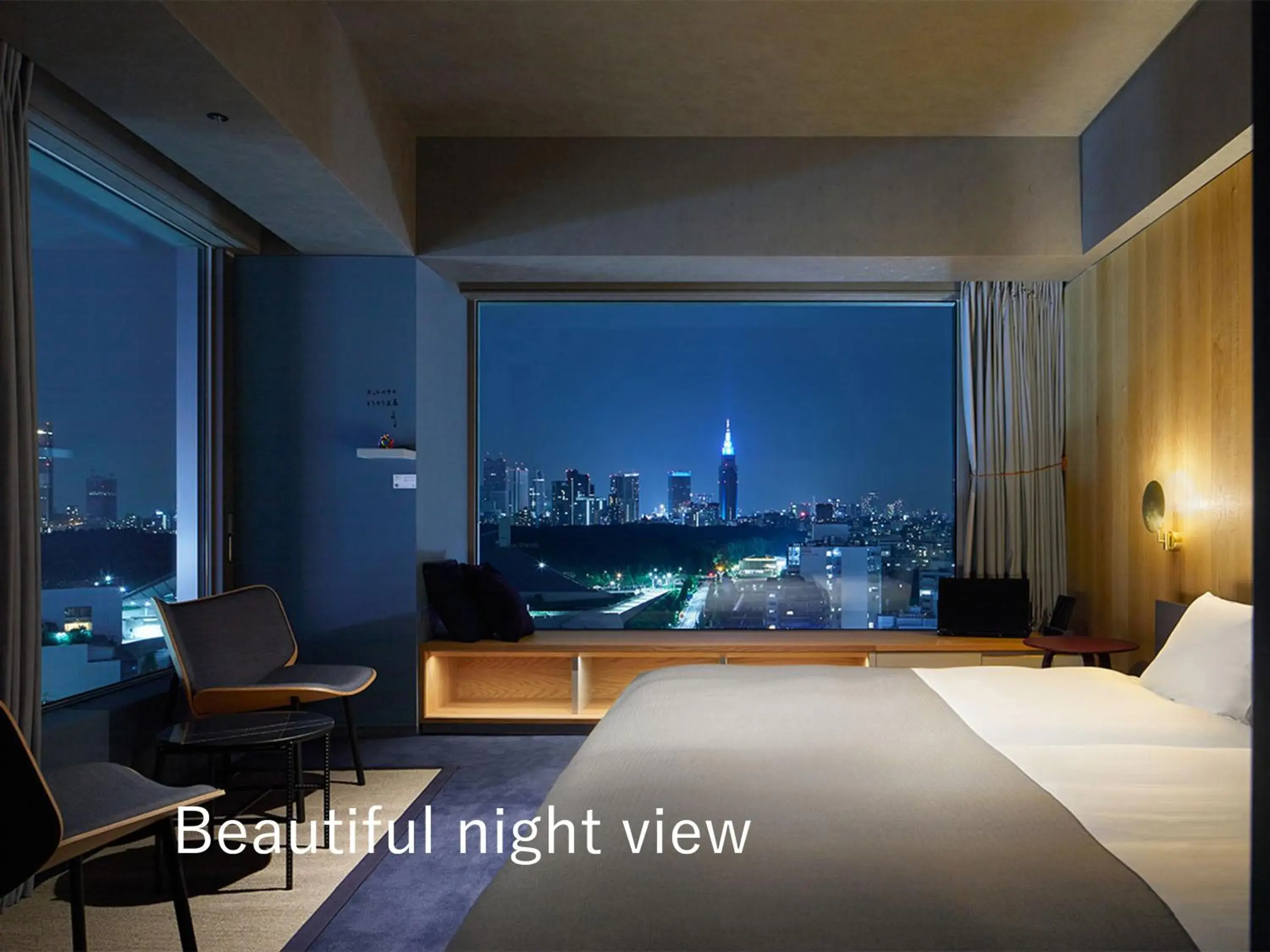 View (from property/room), Bed in sequence MIYASHITA PARK - Shibuya View (from property/room), Bed in sequence MIYASHITA PARK - Shibuya