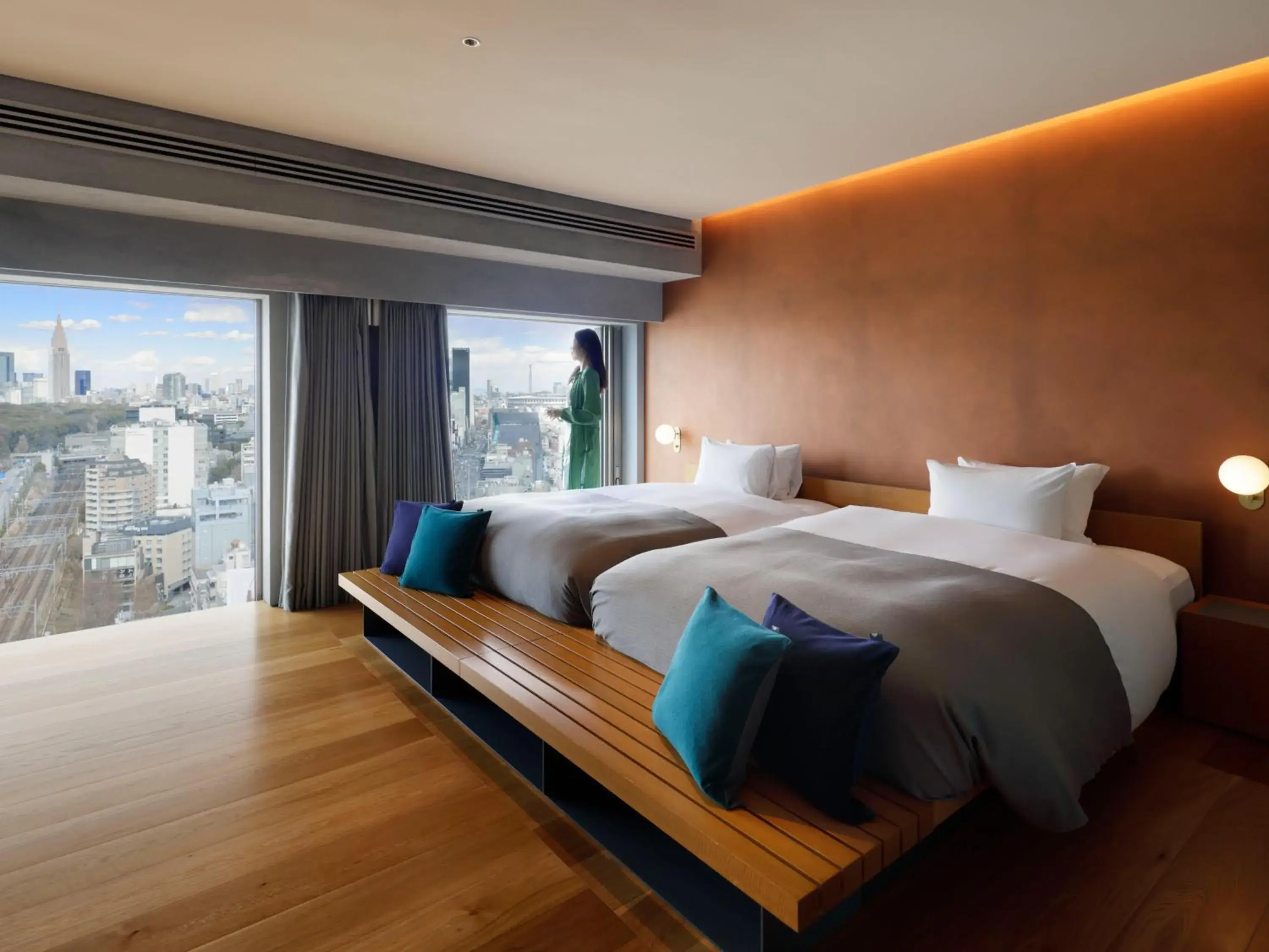 Photo of the whole room, Bed in sequence MIYASHITA PARK - Shibuya Photo of the whole room, Bed in sequence MIYASHITA PARK - Shibuya