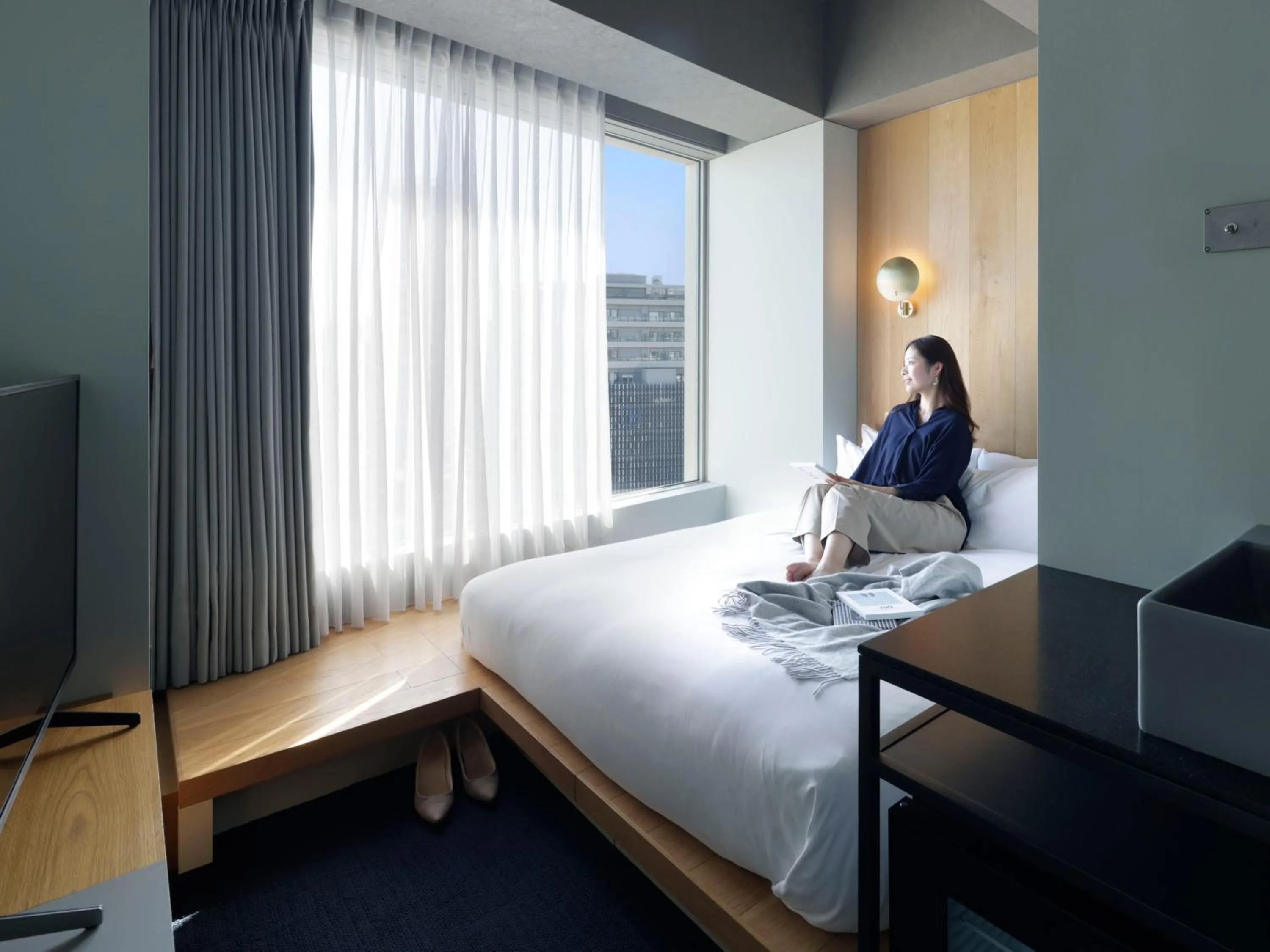 Photo of the whole room, Bed in sequence MIYASHITA PARK - Shibuya