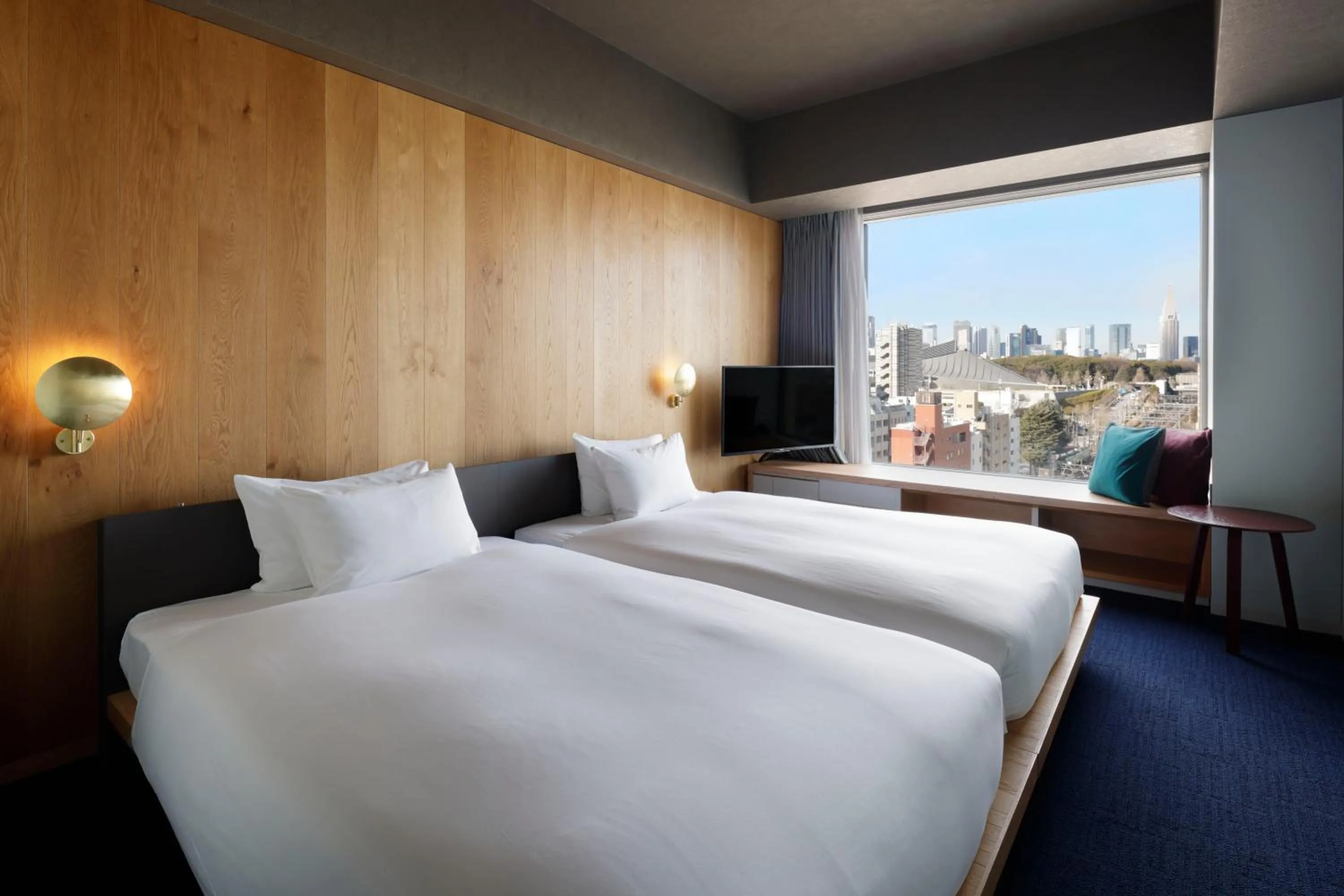 Photo of the whole room, Bed in sequence MIYASHITA PARK - Shibuya