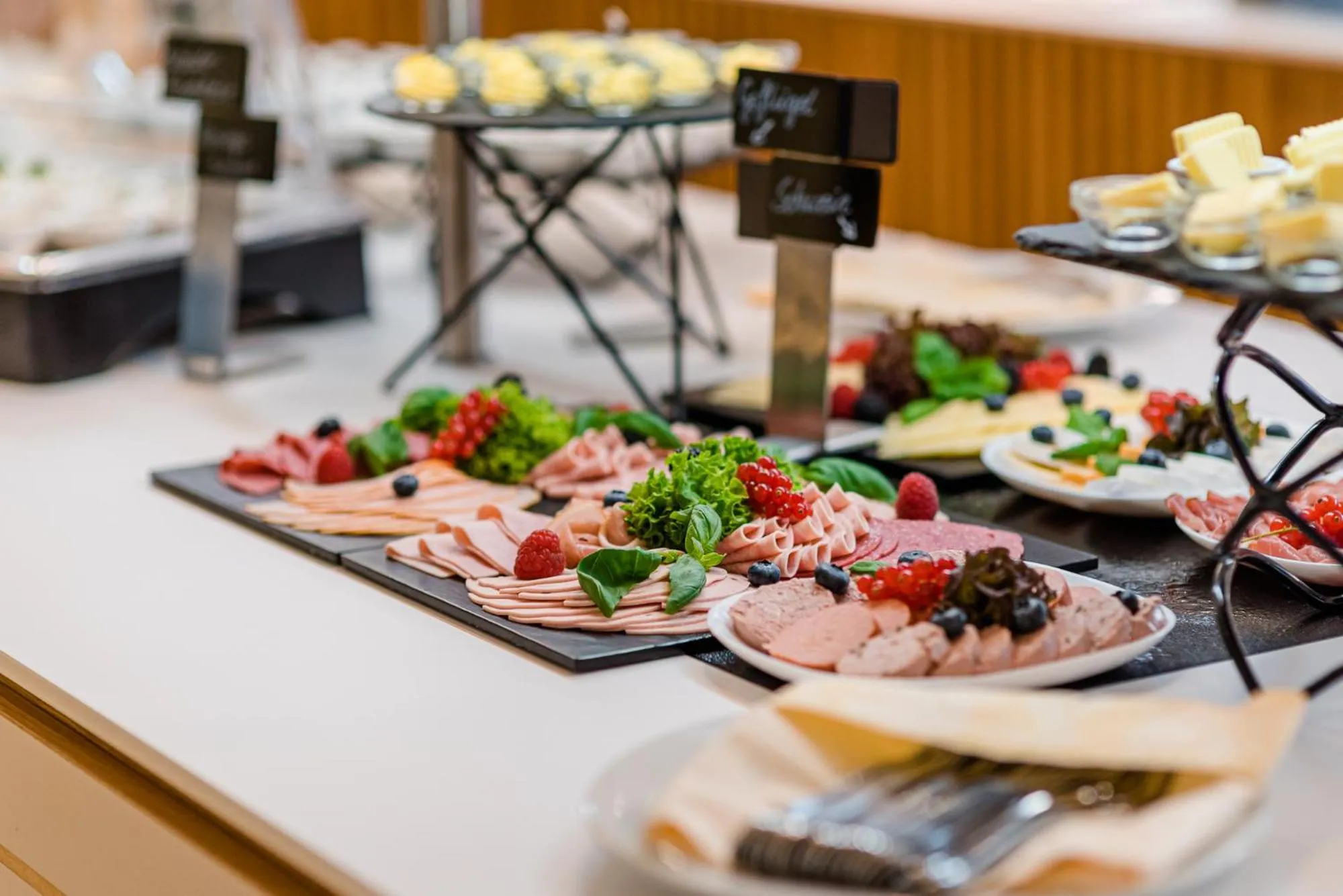 Buffet breakfast in Familienhotel Villa Sano