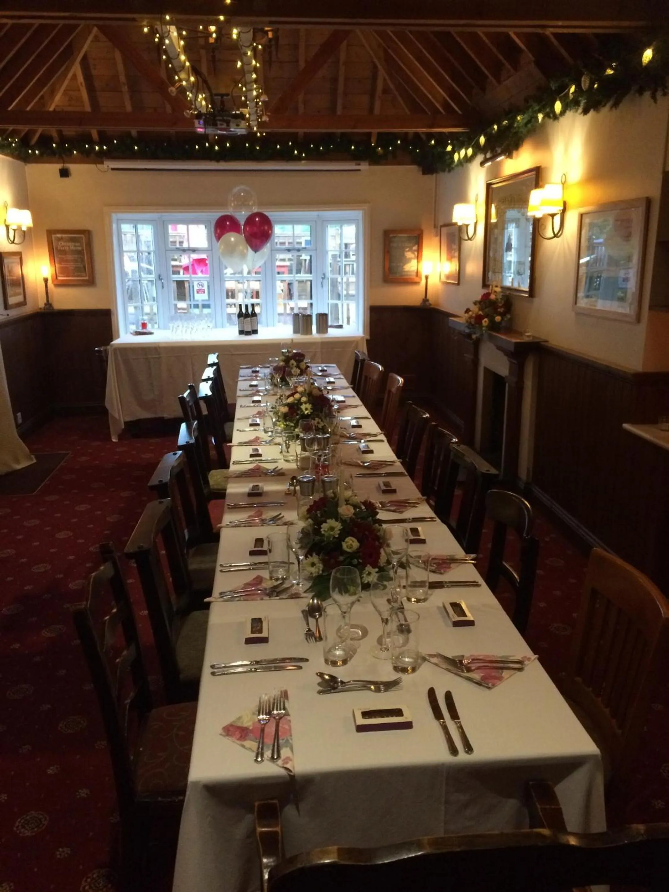 Dining area in The Wheatsheaf Inn