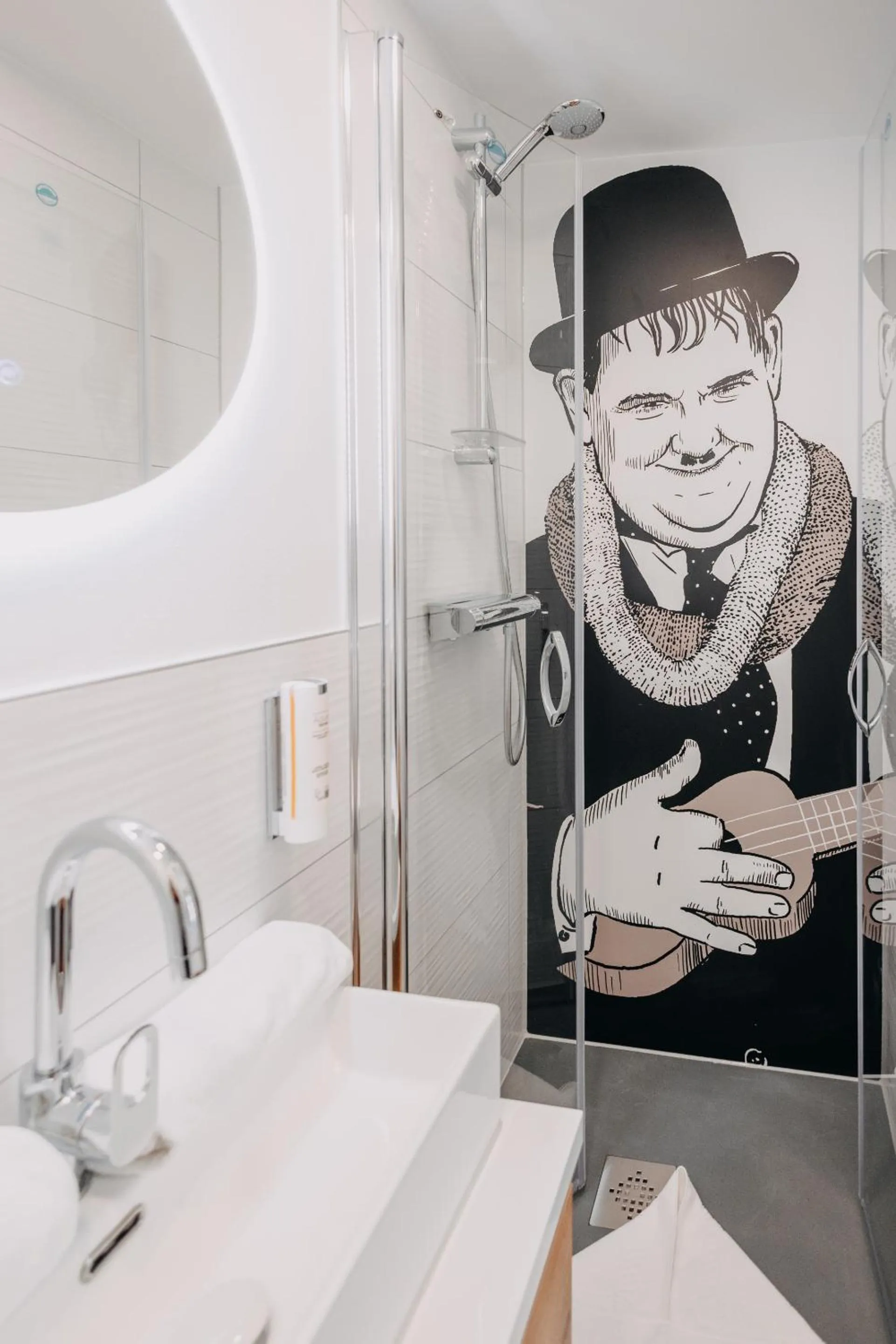 Bathroom in Aparthotel Arabella Bad Nauheim