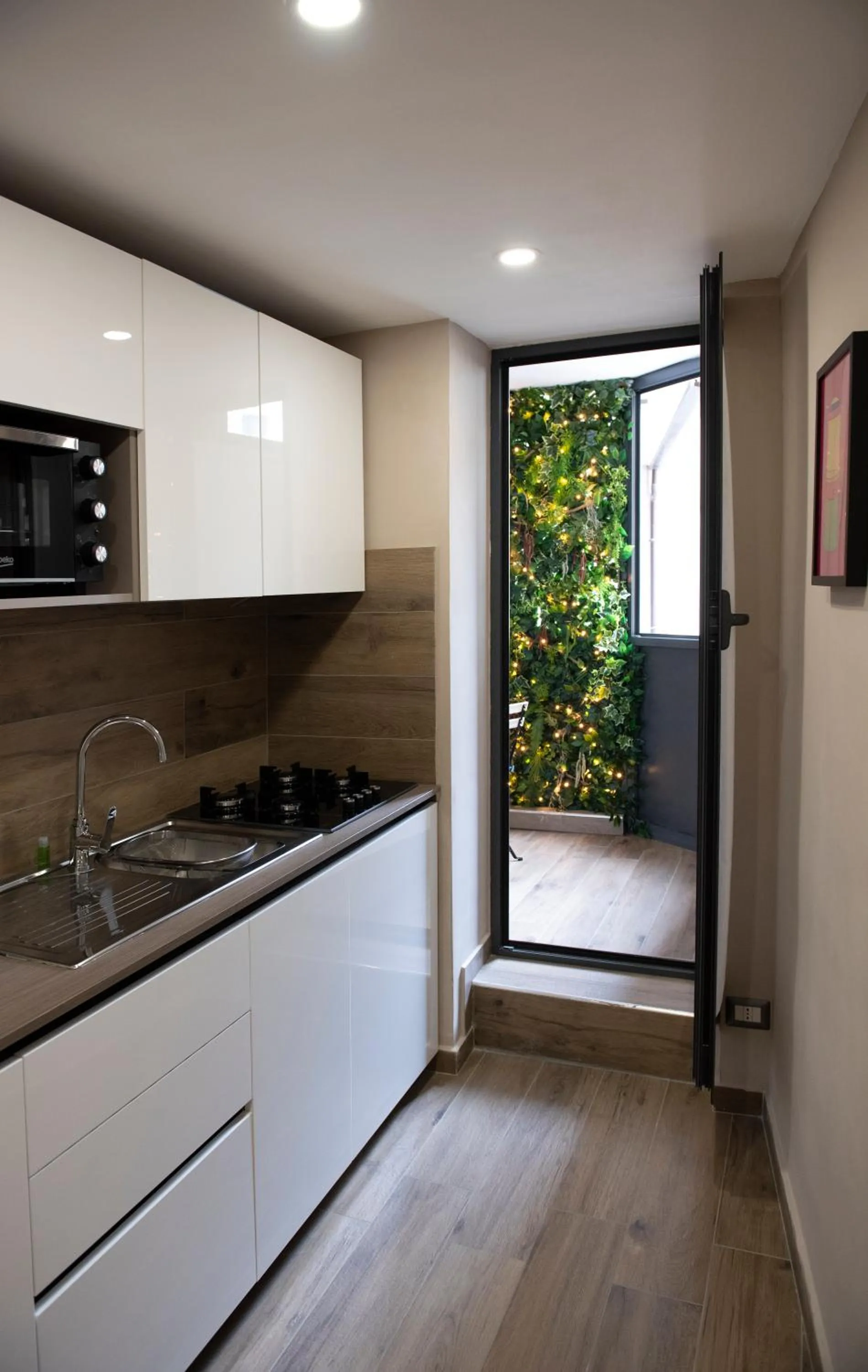 kitchen in Famalu apartments