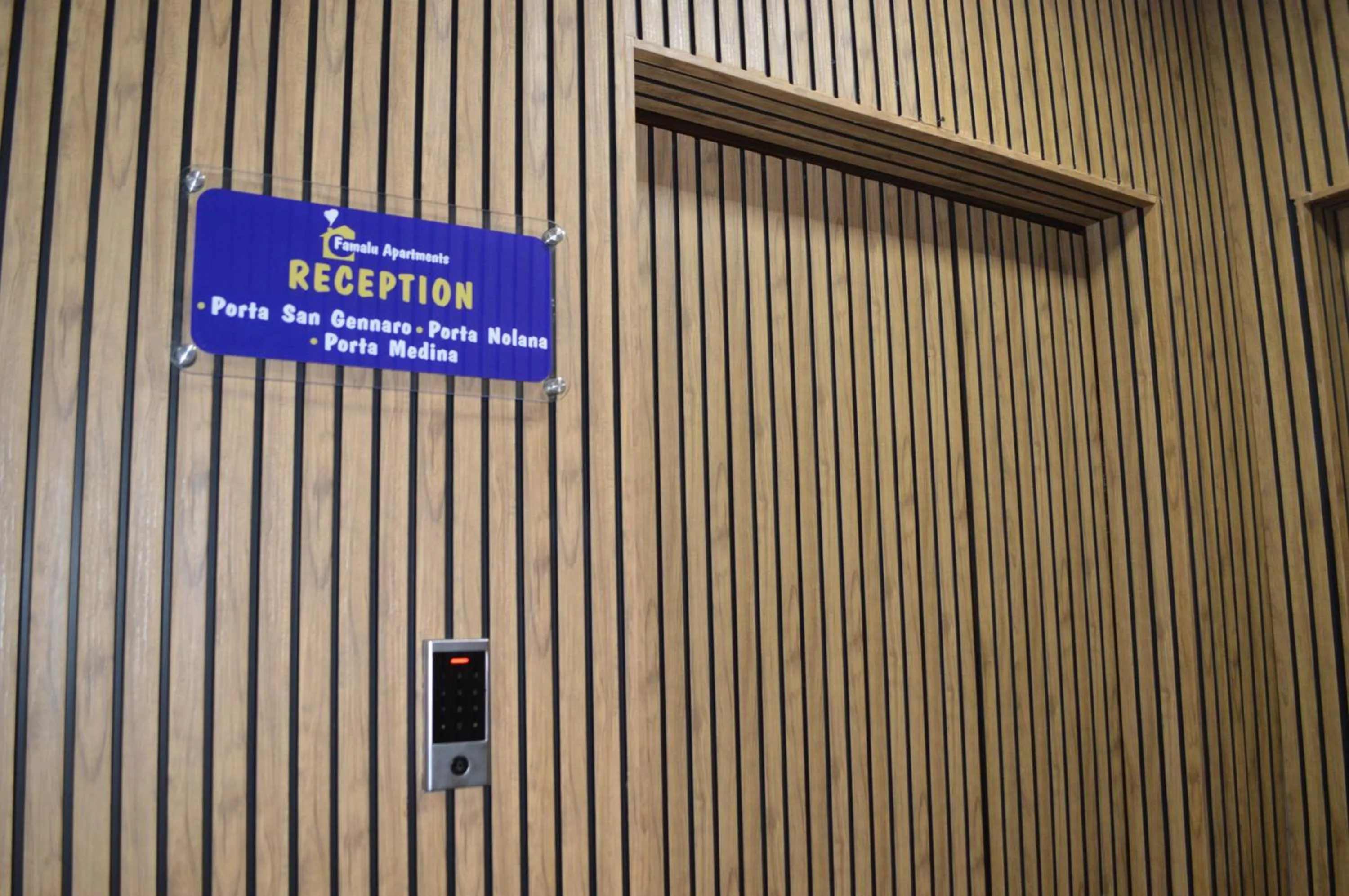 Lobby or reception in Famalu apartments