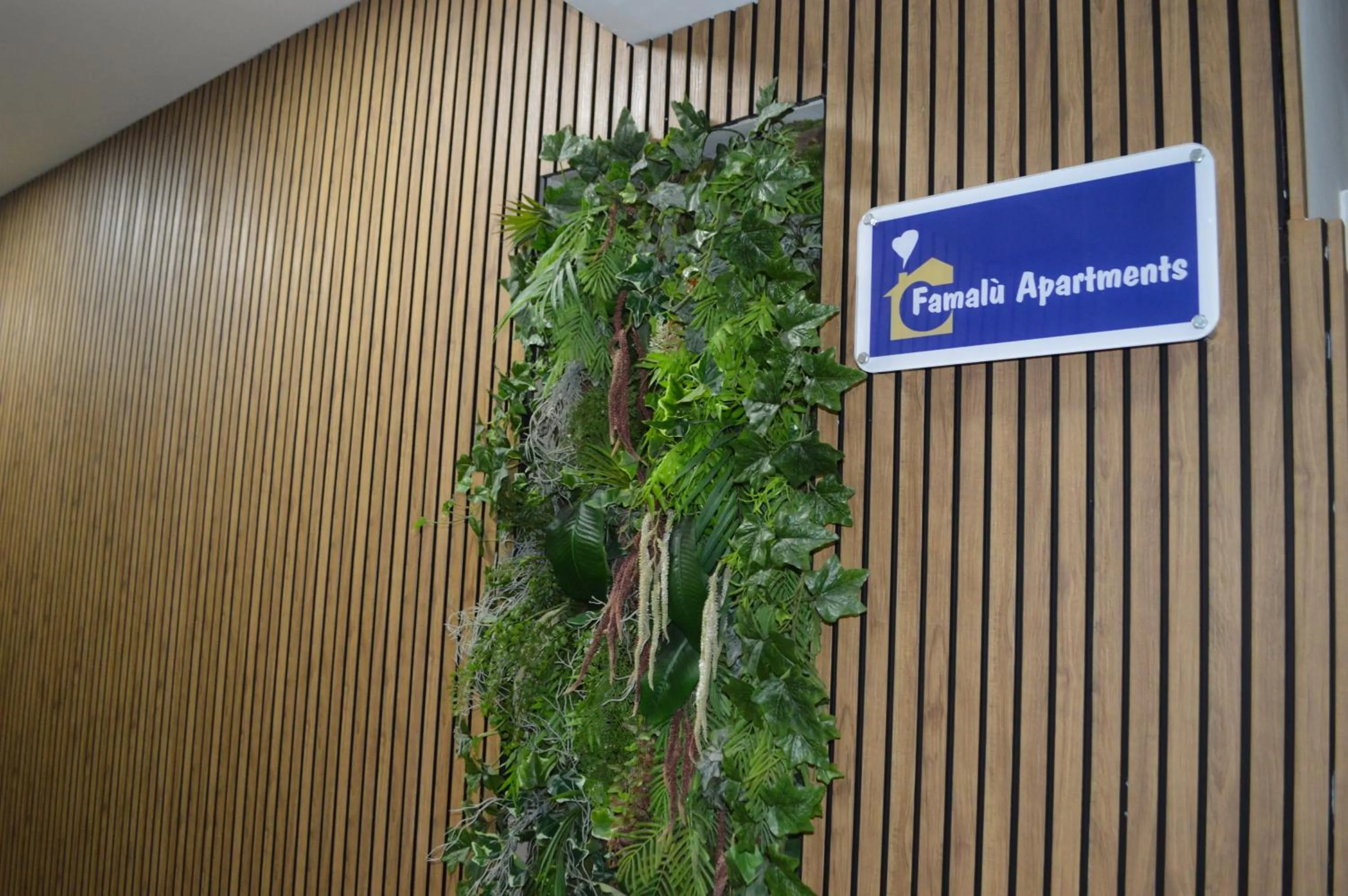 Inner courtyard view in Famalu apartments