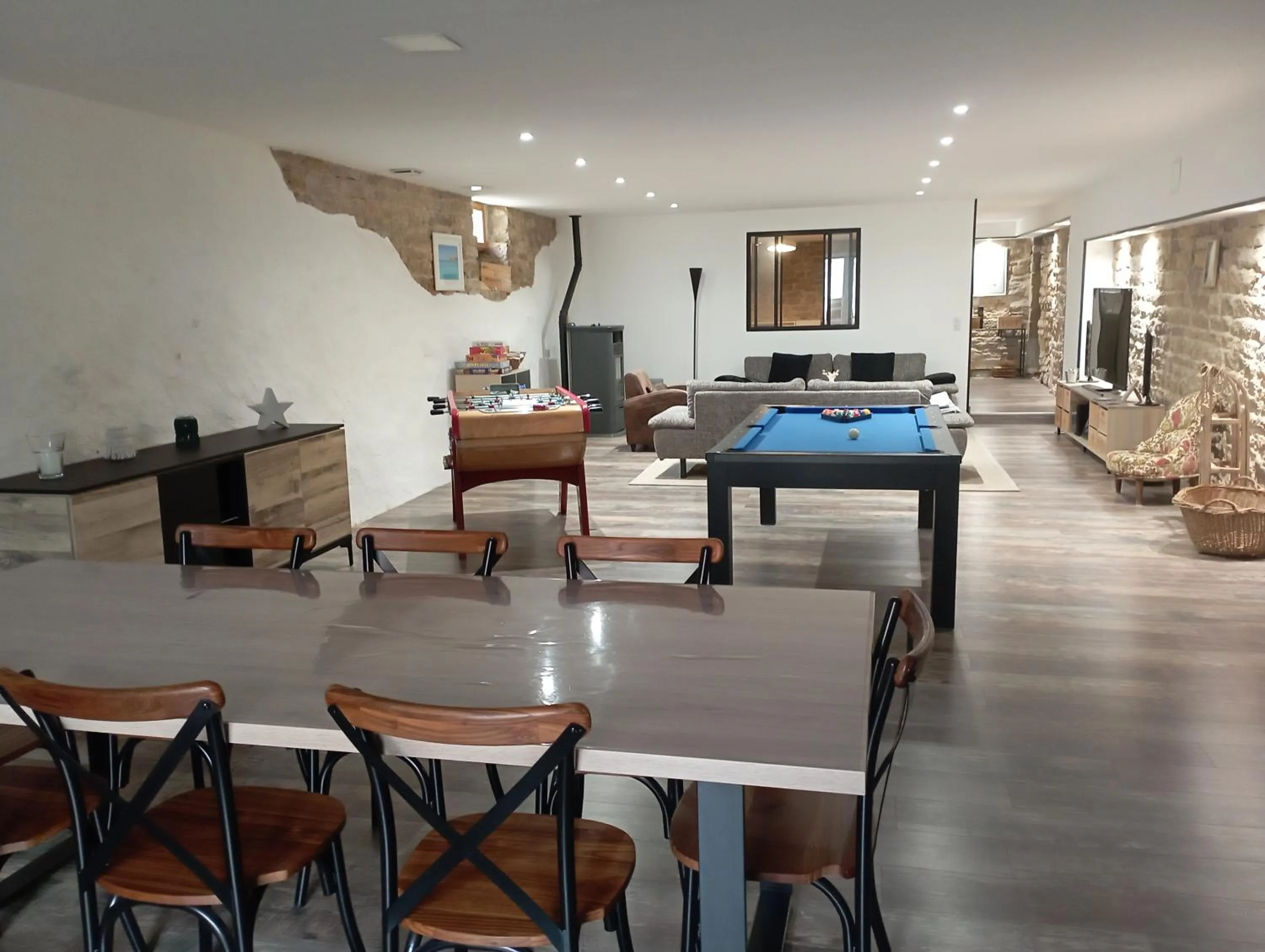 Dining area in Chambres d'hôtes Une autre maison