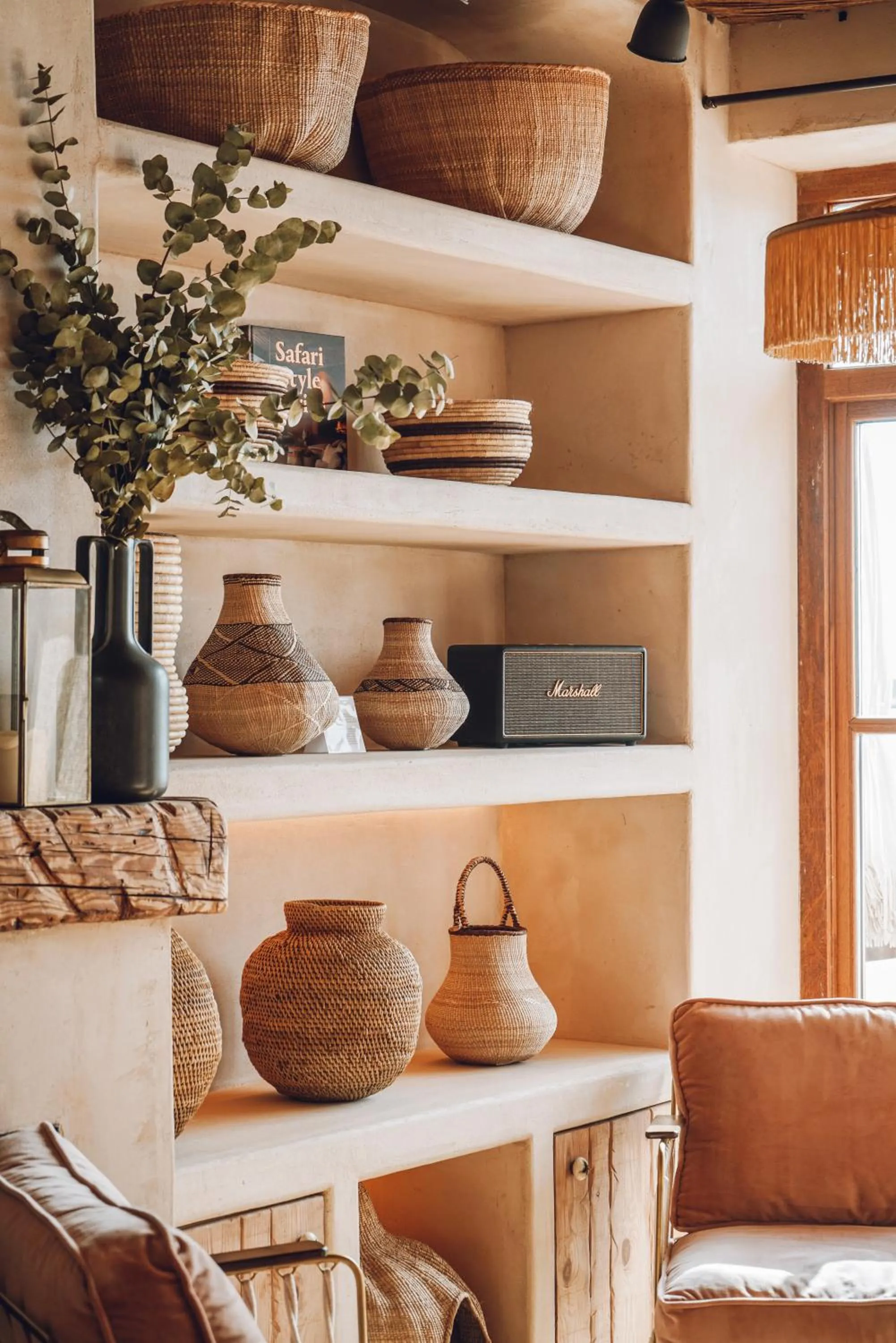 Seating area in Nomad Hotel - Xábia Port