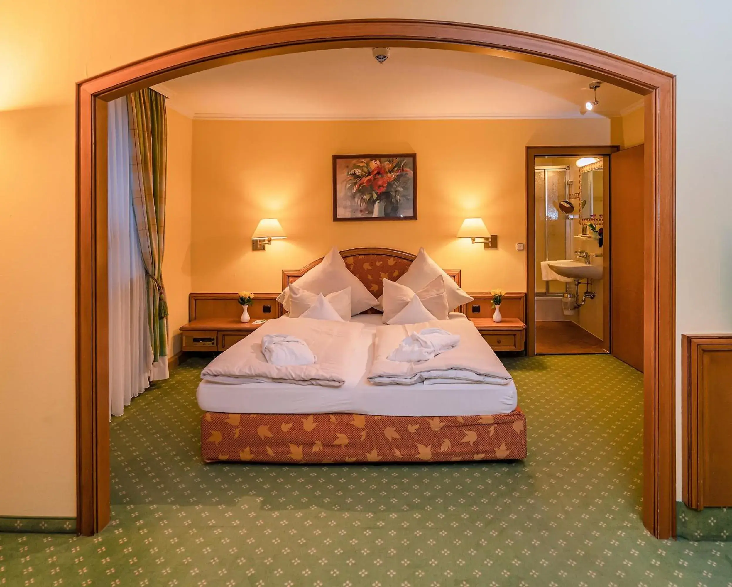 Bed in Parkhotel Traunstein Bed in Parkhotel Traunstein