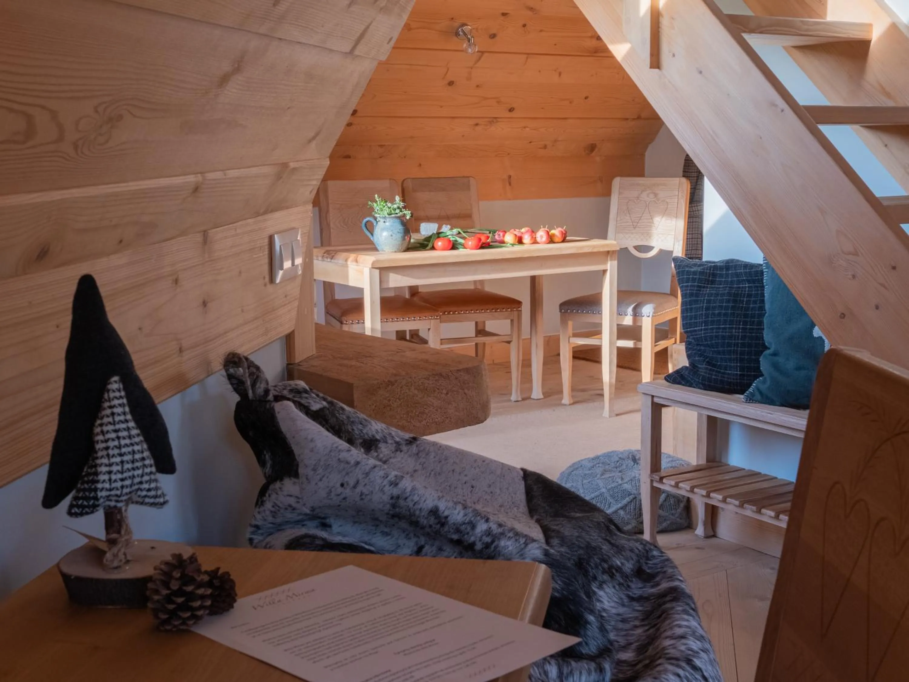 Living room in Willa Mirwa