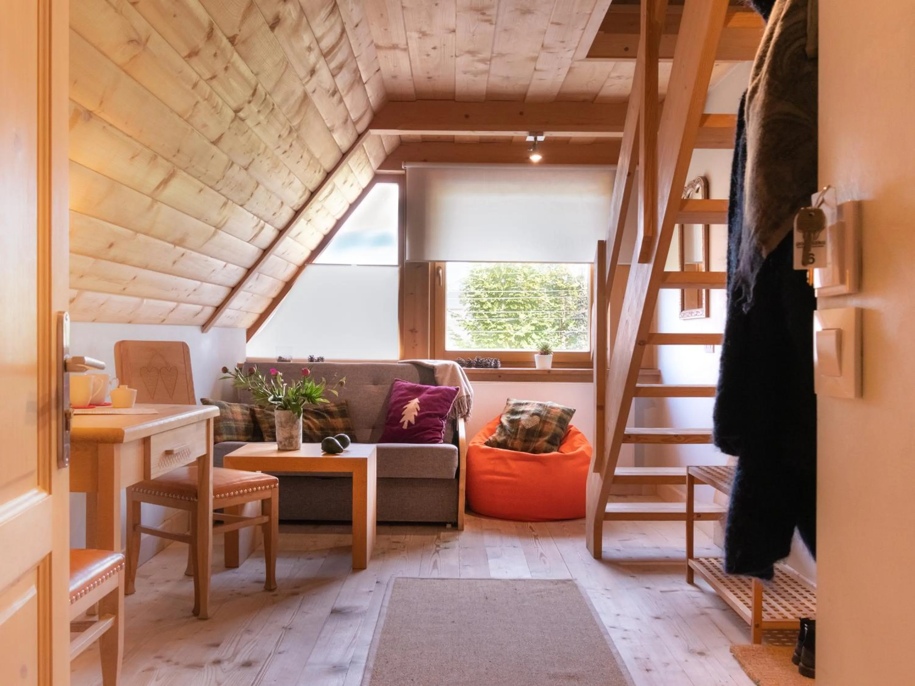 Living room in Willa Mirwa