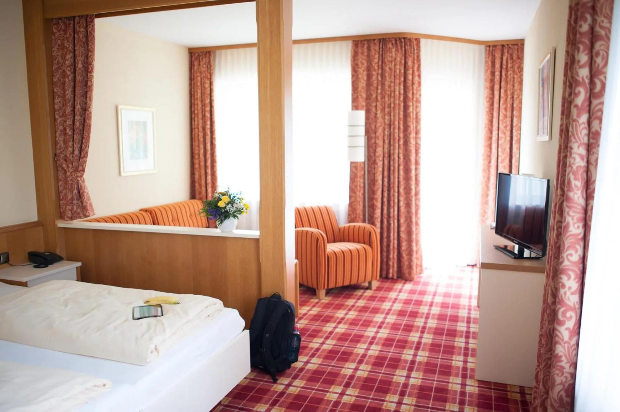 Day, Bed in Hotel Berghof
