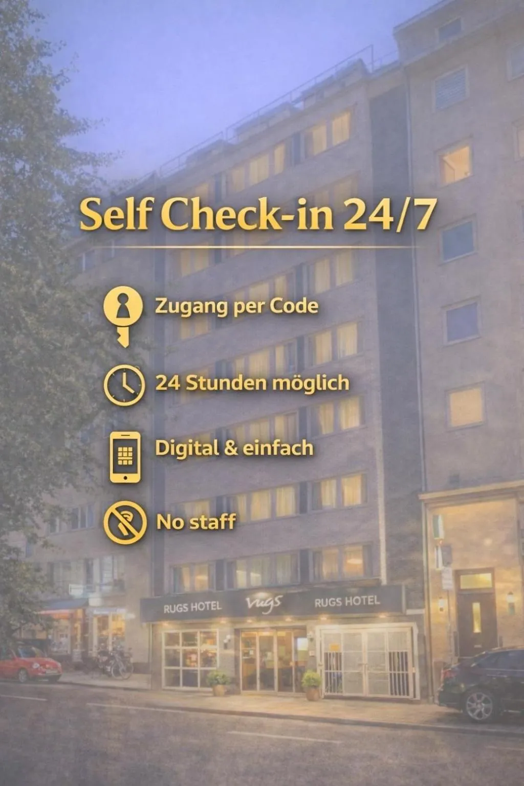 Rugs Hotel Düsseldorf - Self Check-In