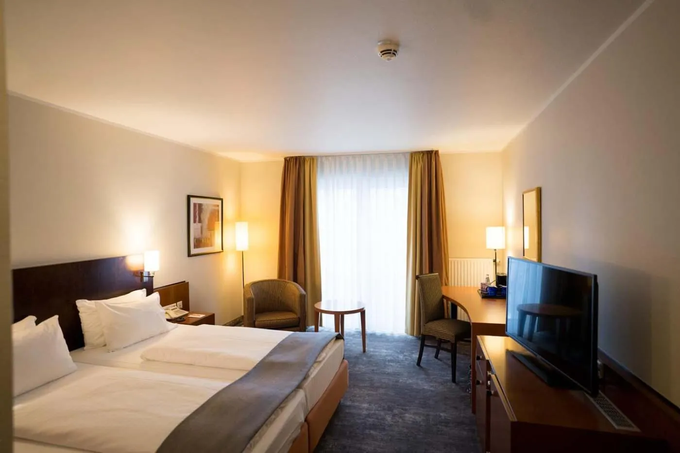 Photo of the whole room, Bed in Hotel Fulda Mitte