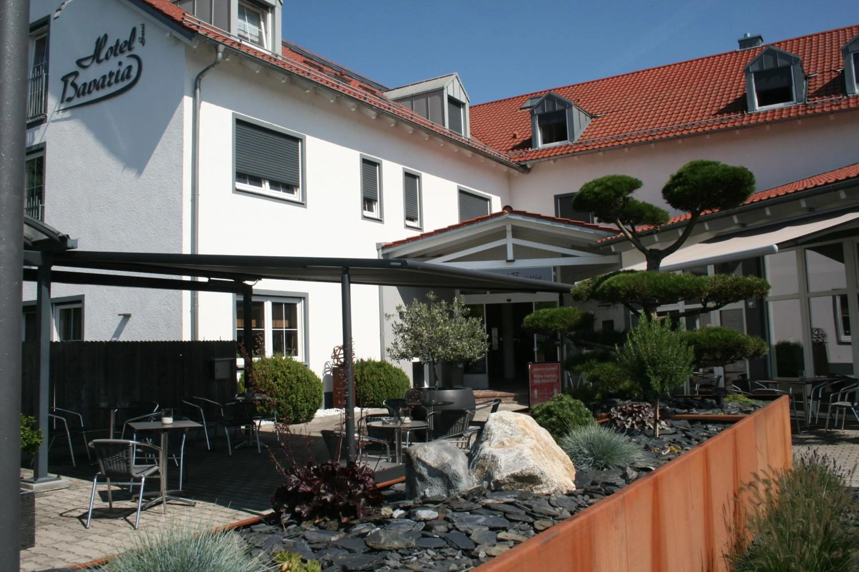 Patio in Hotel Bavaria