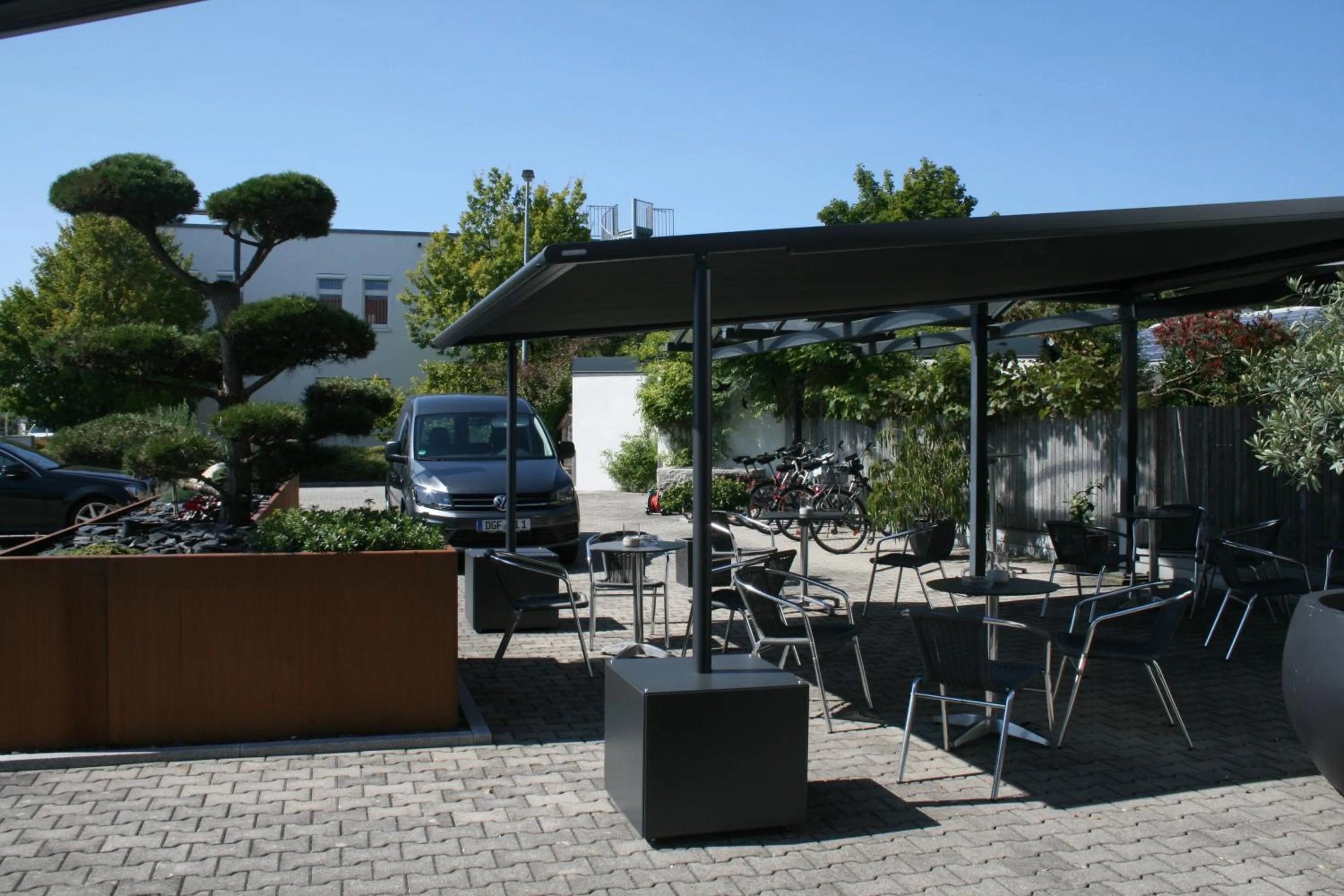 Patio in Hotel Bavaria