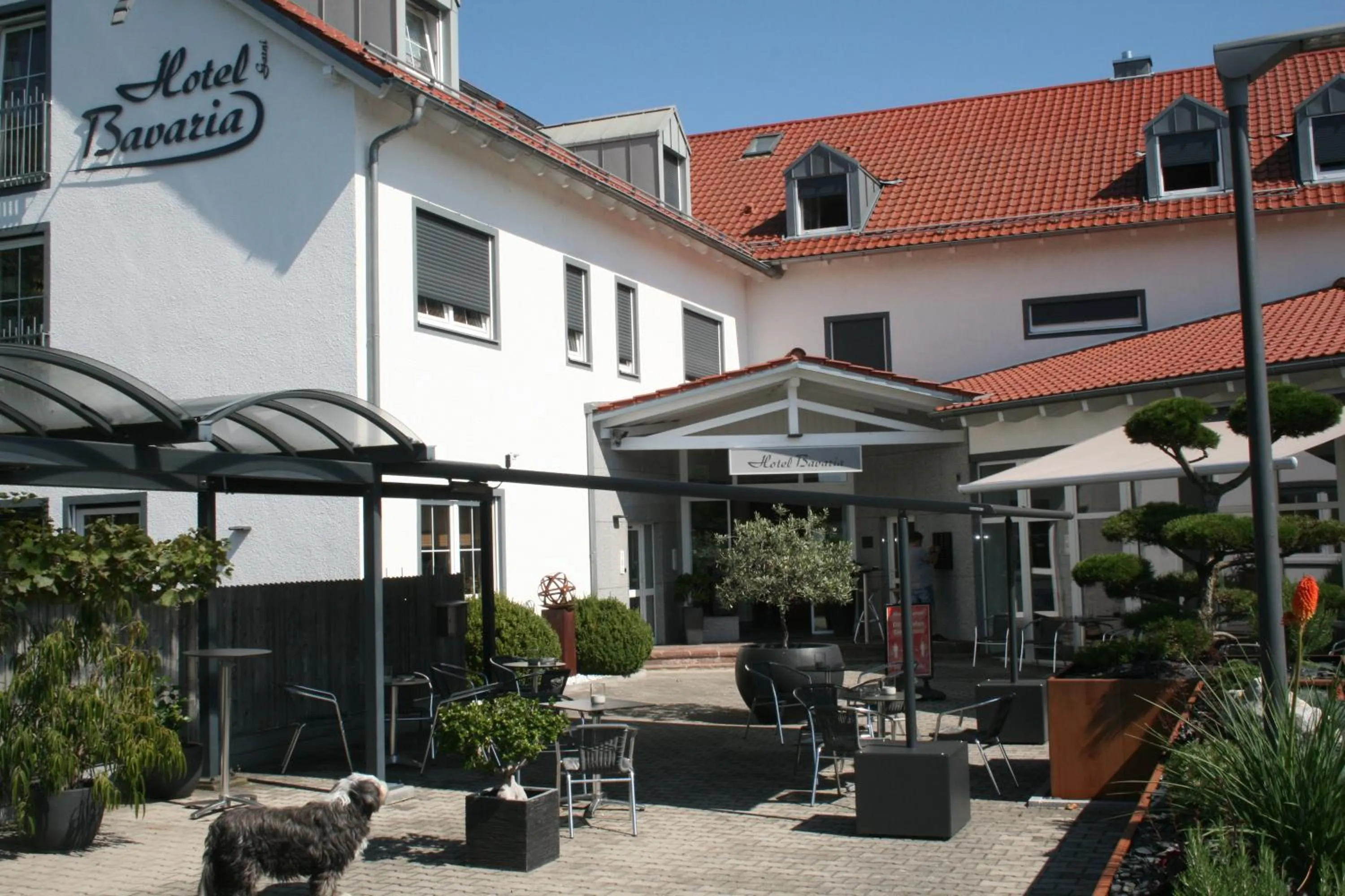 Patio in Hotel Bavaria