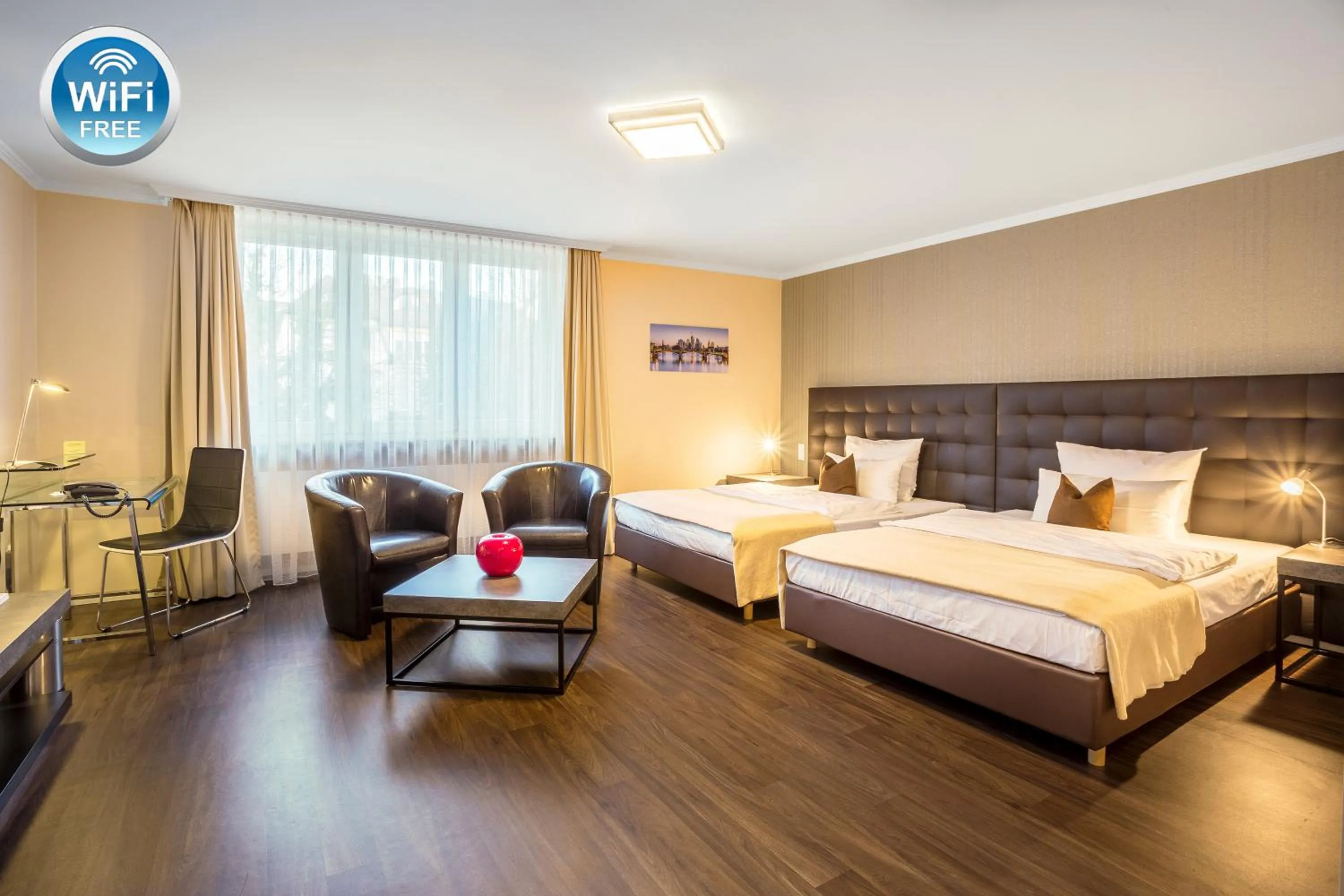 Day, Bed in Villa Westend Hotel an der Messe