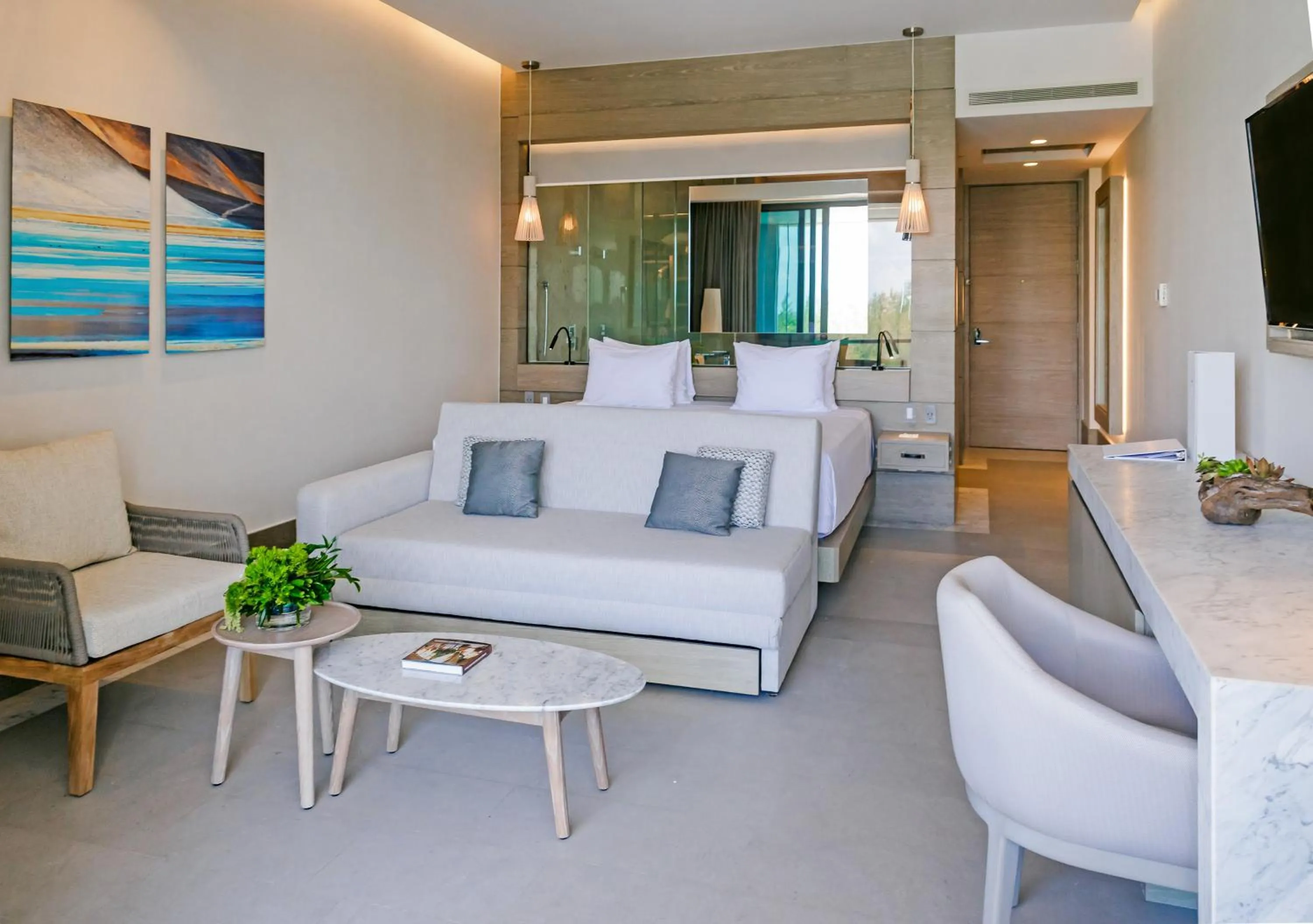 Bedroom, Bed in SLS Playa Mujeres - ALL Inclusive Collection