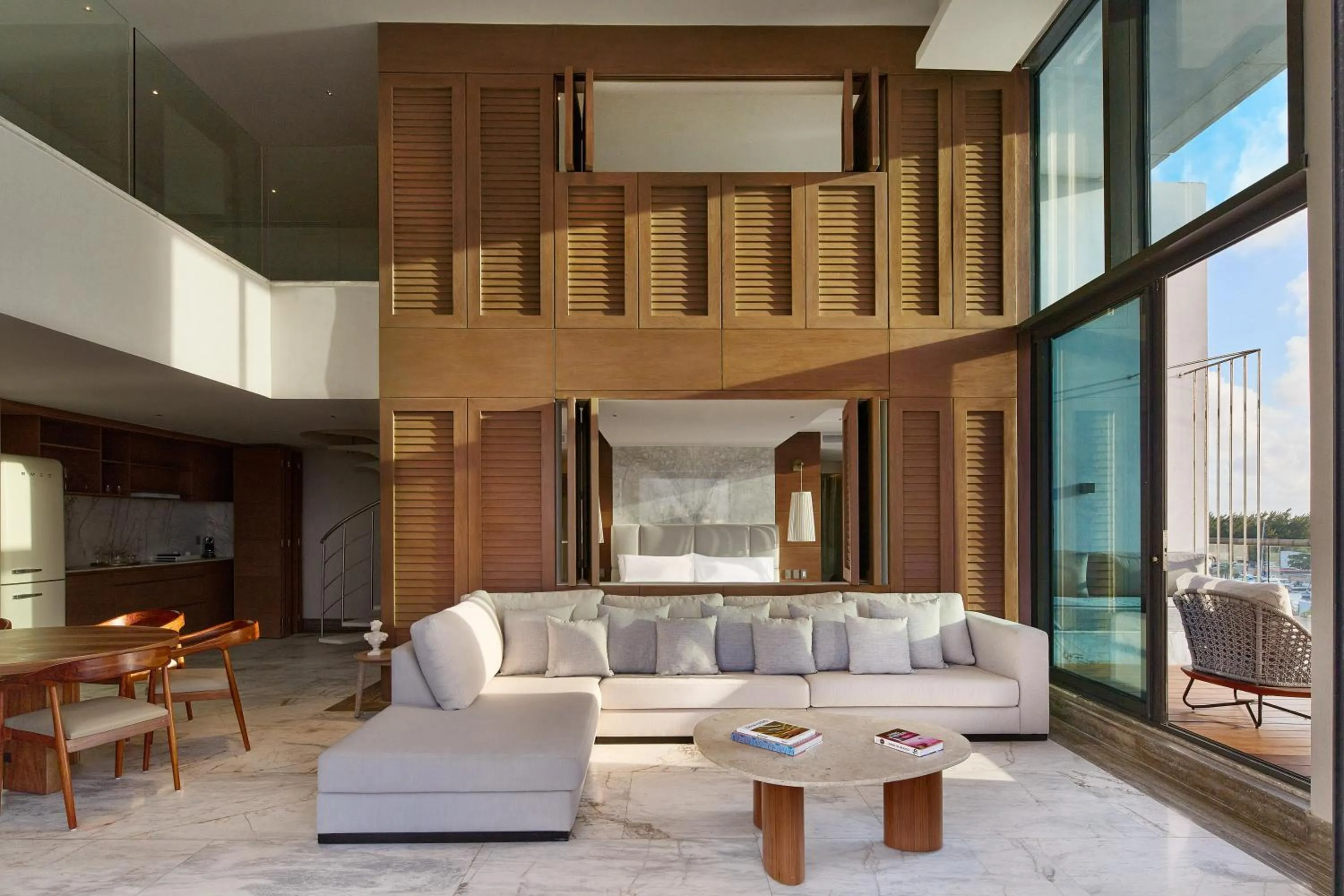 Patio in SLS Playa Mujeres - ALL Inclusive Collection