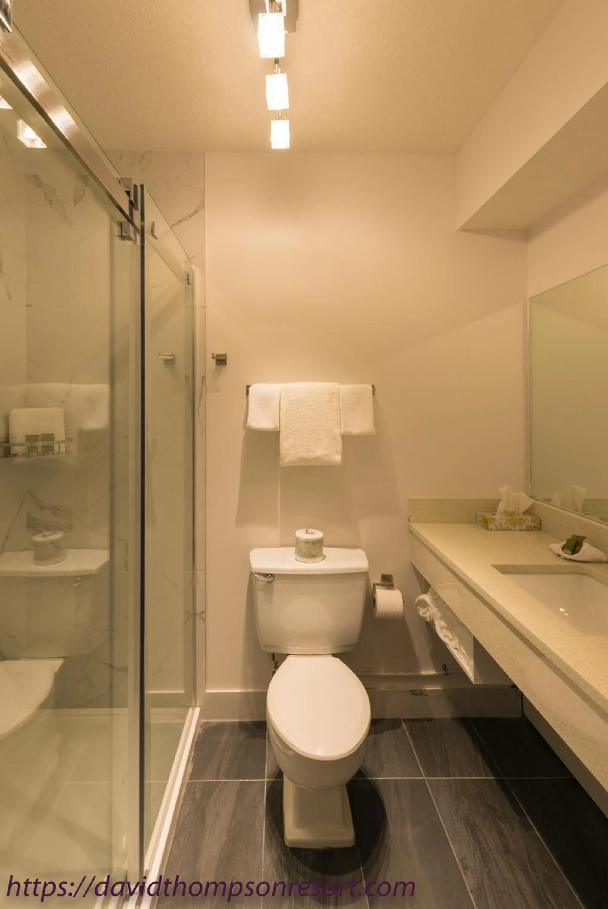 Bathroom in David Thompson Resort