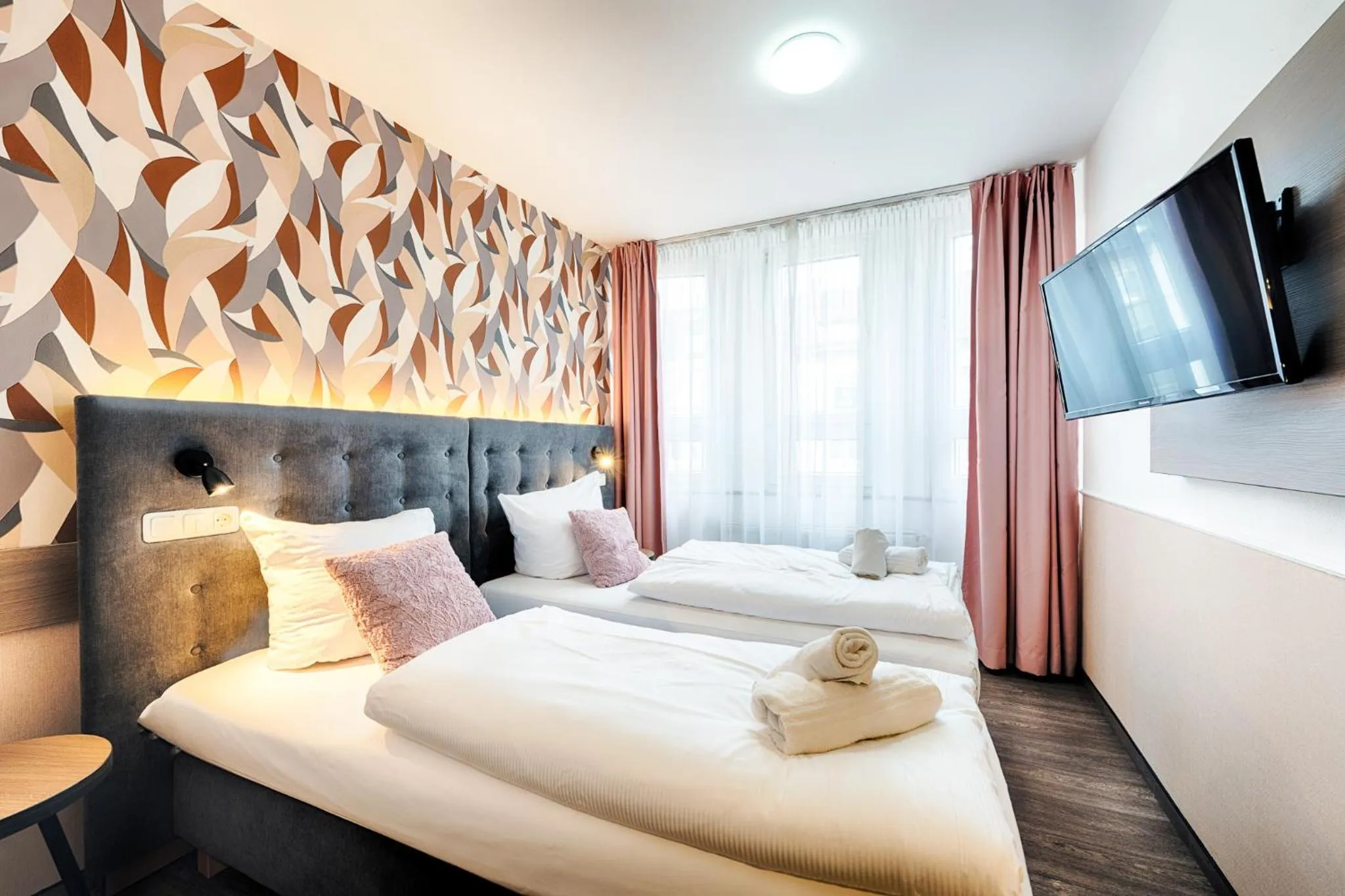 Photo of the whole room, Bed in Home Hotel