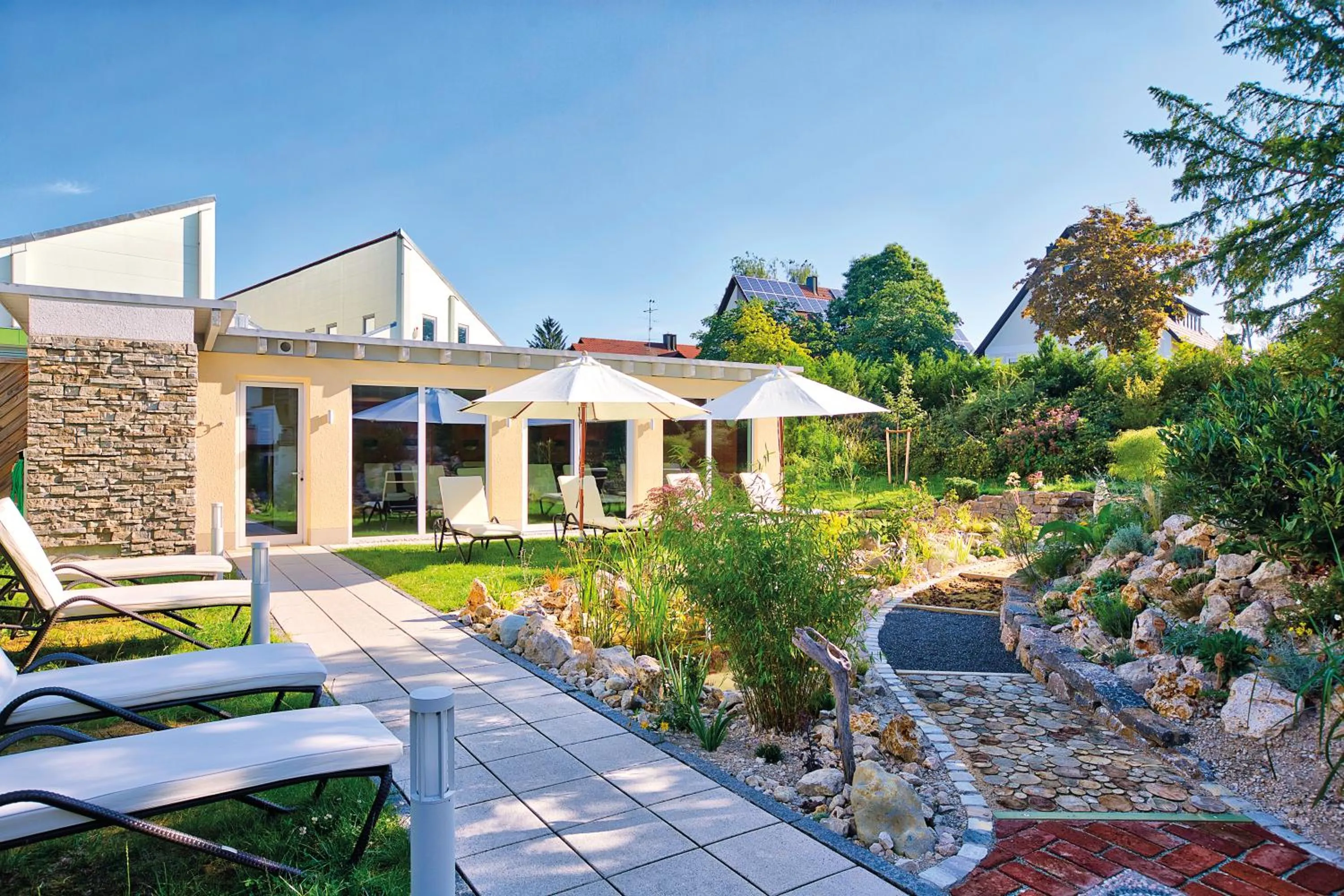 Garden view in Kur- und Wellnesshotel Förch