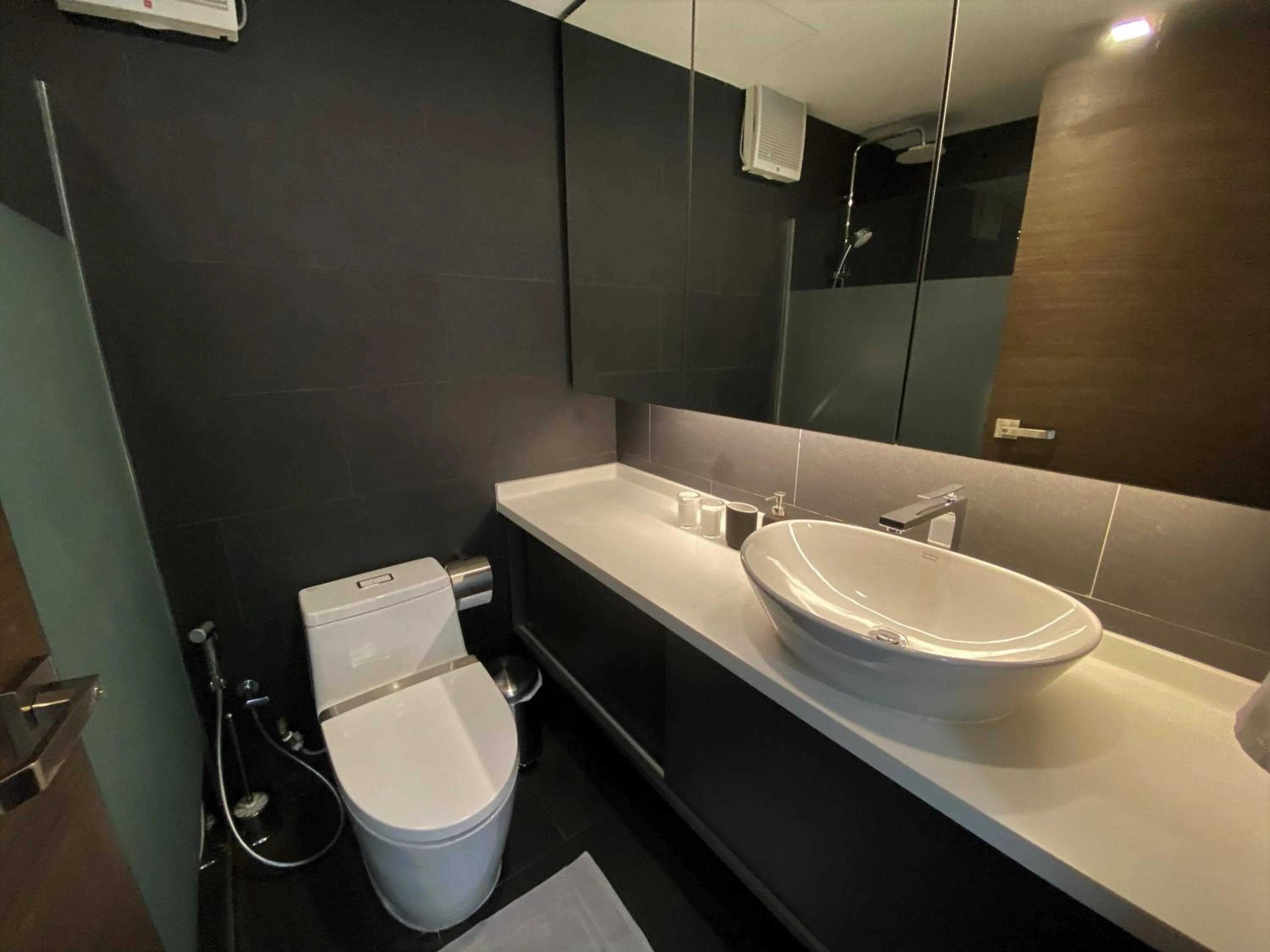 Toilet in Shipping Container Hotel at Haw Par Villa GoogleMap Address 27 Zehnder Road Taxi and cars can only enter via Zehnder Road