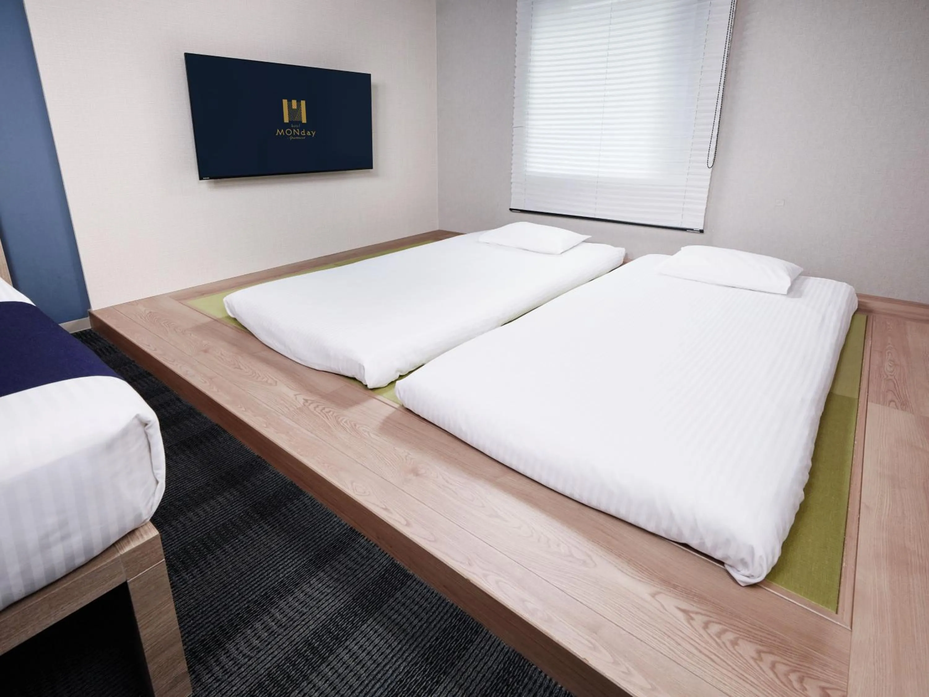 Photo of the whole room, Bed in MONday Apart Ueno Shinokachimachi