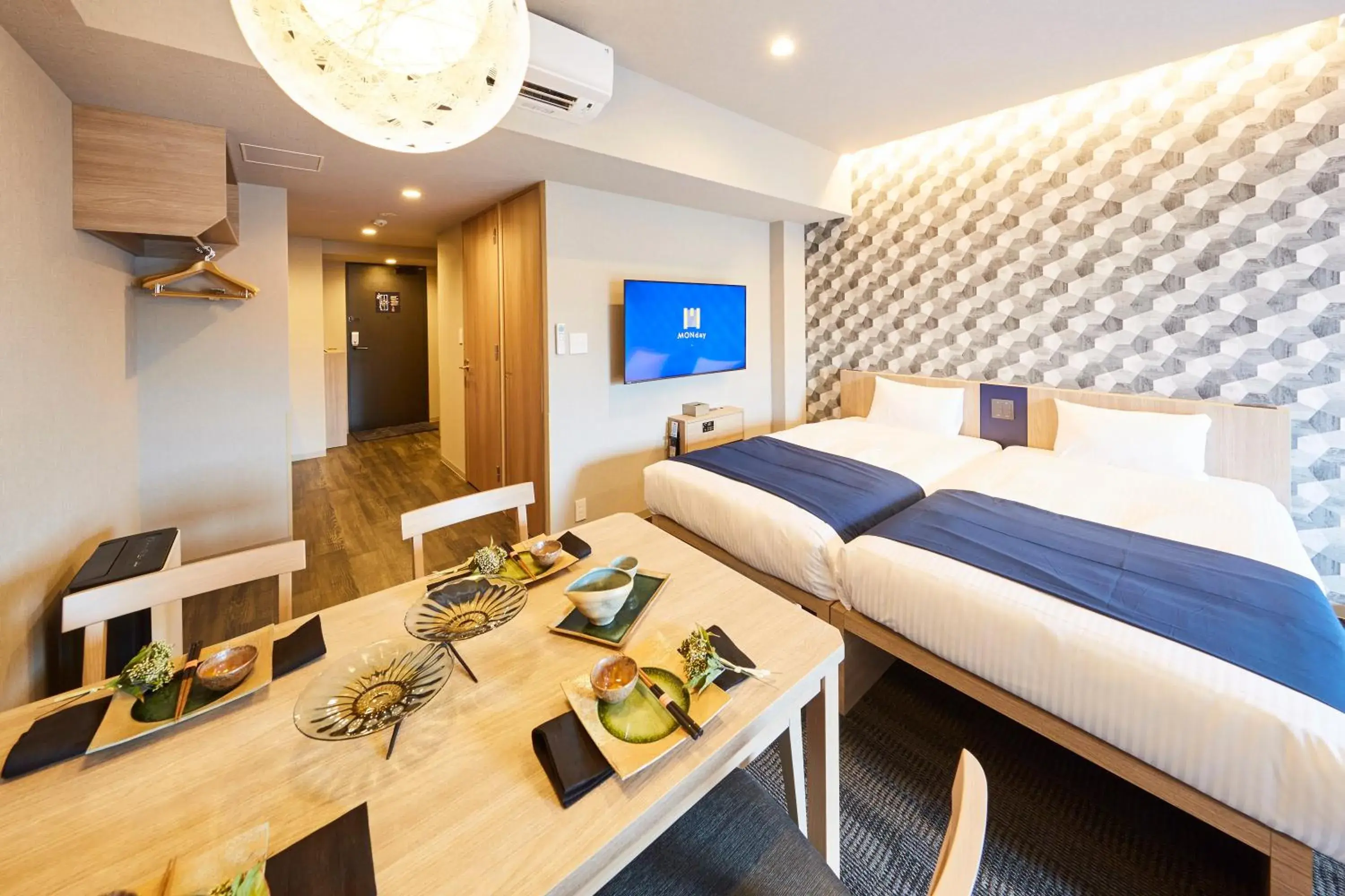 Photo of the whole room, Bed in MONday Apart Ueno Shinokachimachi Photo of the whole room, Bed in MONday Apart Ueno Shinokachimachi